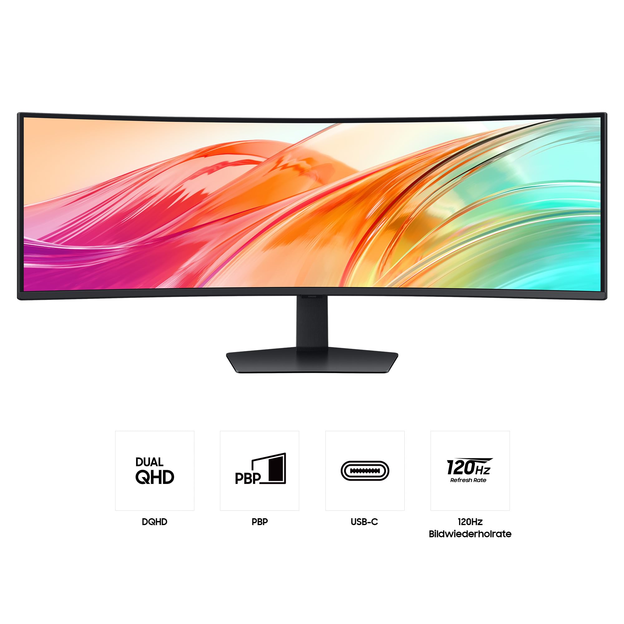 SAMSUNG 49 Zoll ViewFinity S95UF 4K DQHD Curved High Resolution Monitor