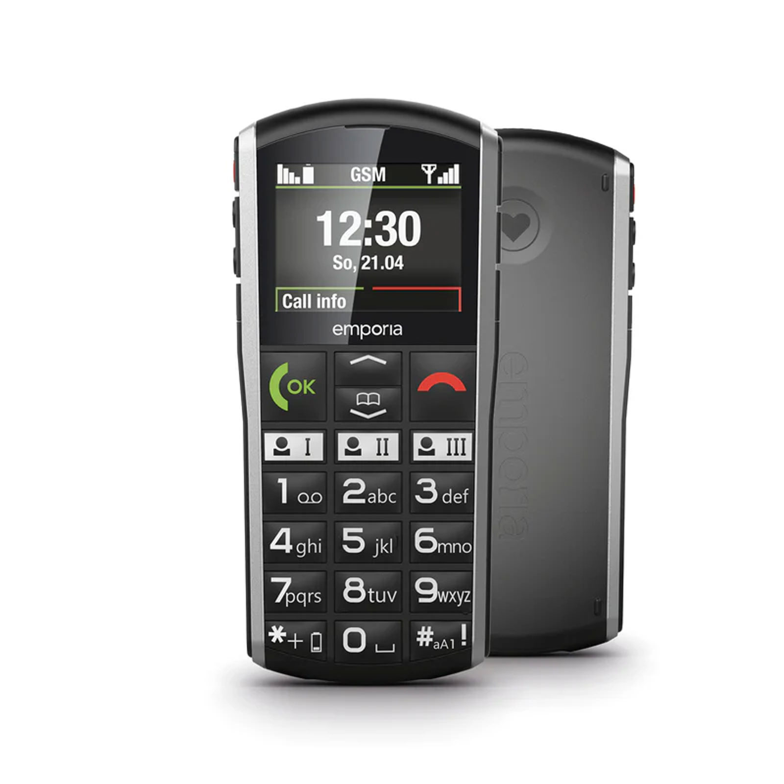 Emporia SIMPLICITY 4G, Schwarz - Modell 2025 Handy (Seniorenhandy)