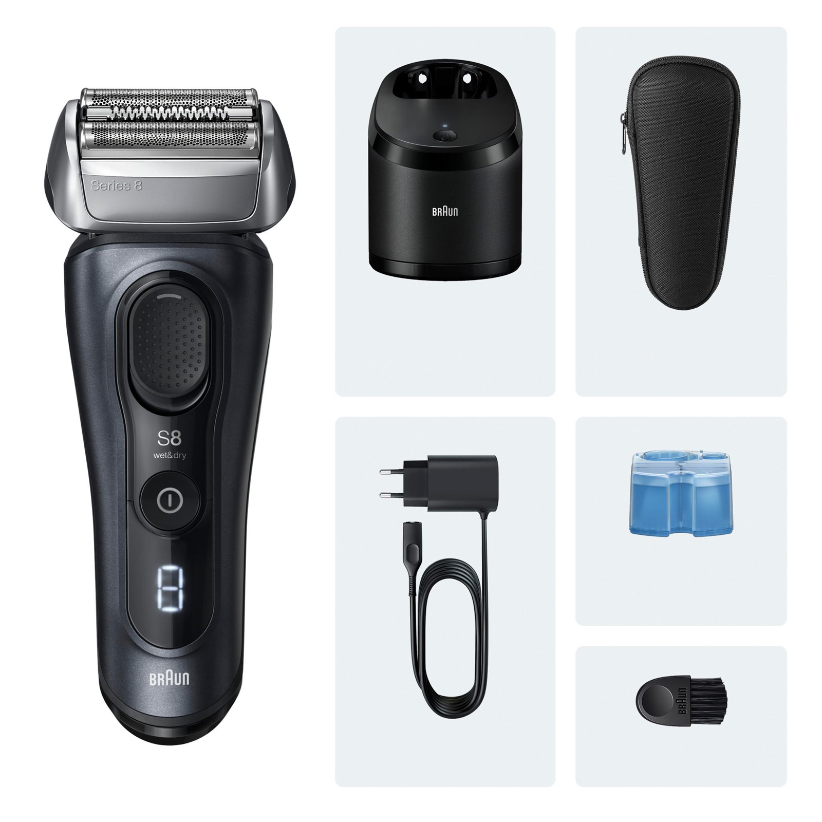 BRAUN Series 8 8663cc Herrenrasierer Elektrorasierer SmartCare Center