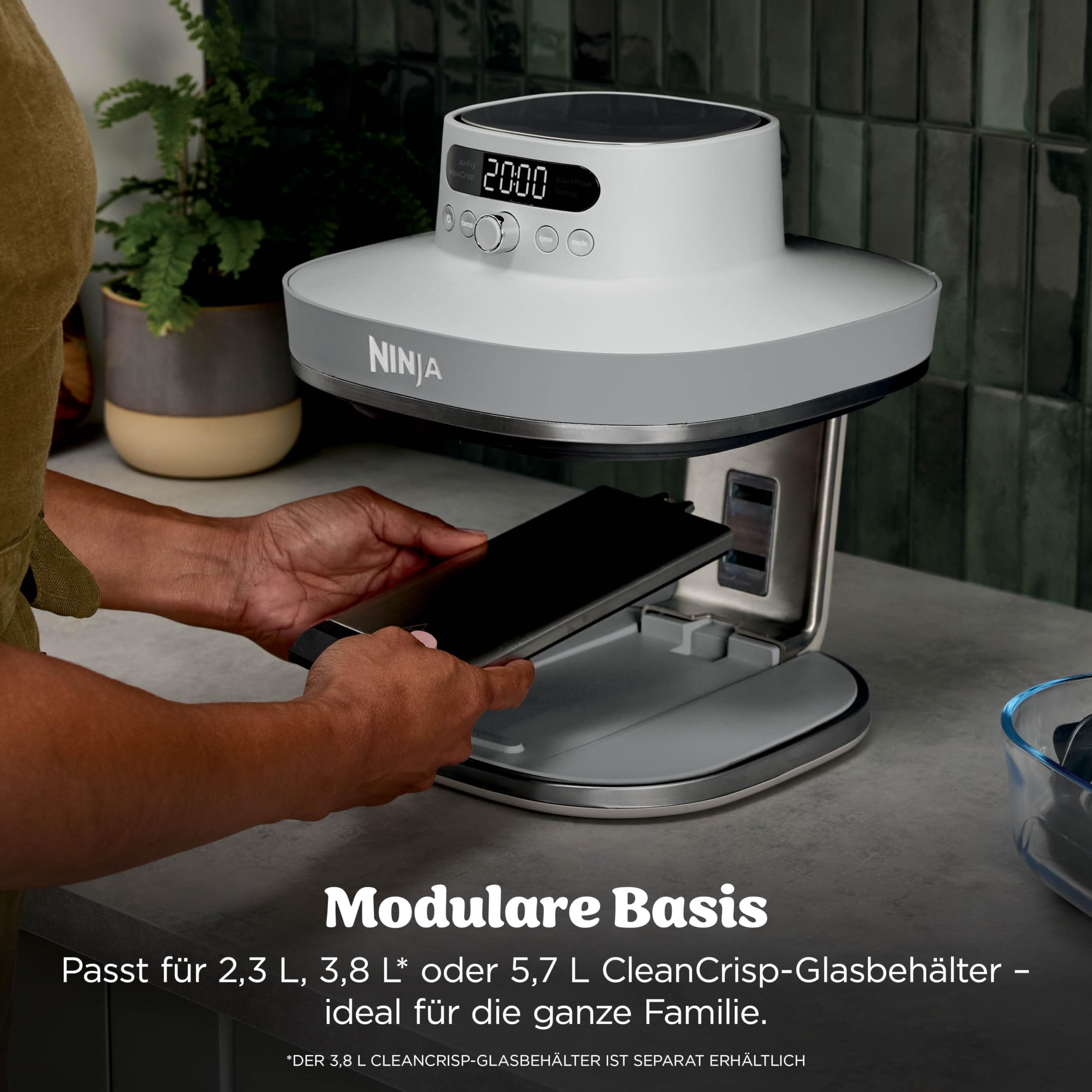NINJA AS090EUWH Crispi Pro White Heißluftfritteuse