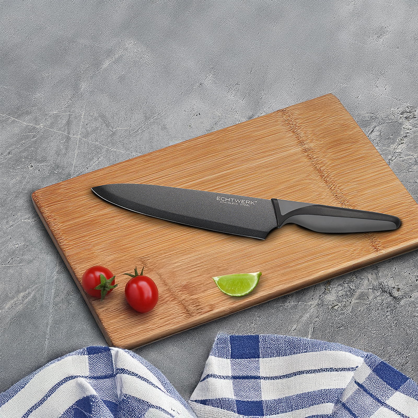 Echtwerk Kochmesser "BlackSteel"