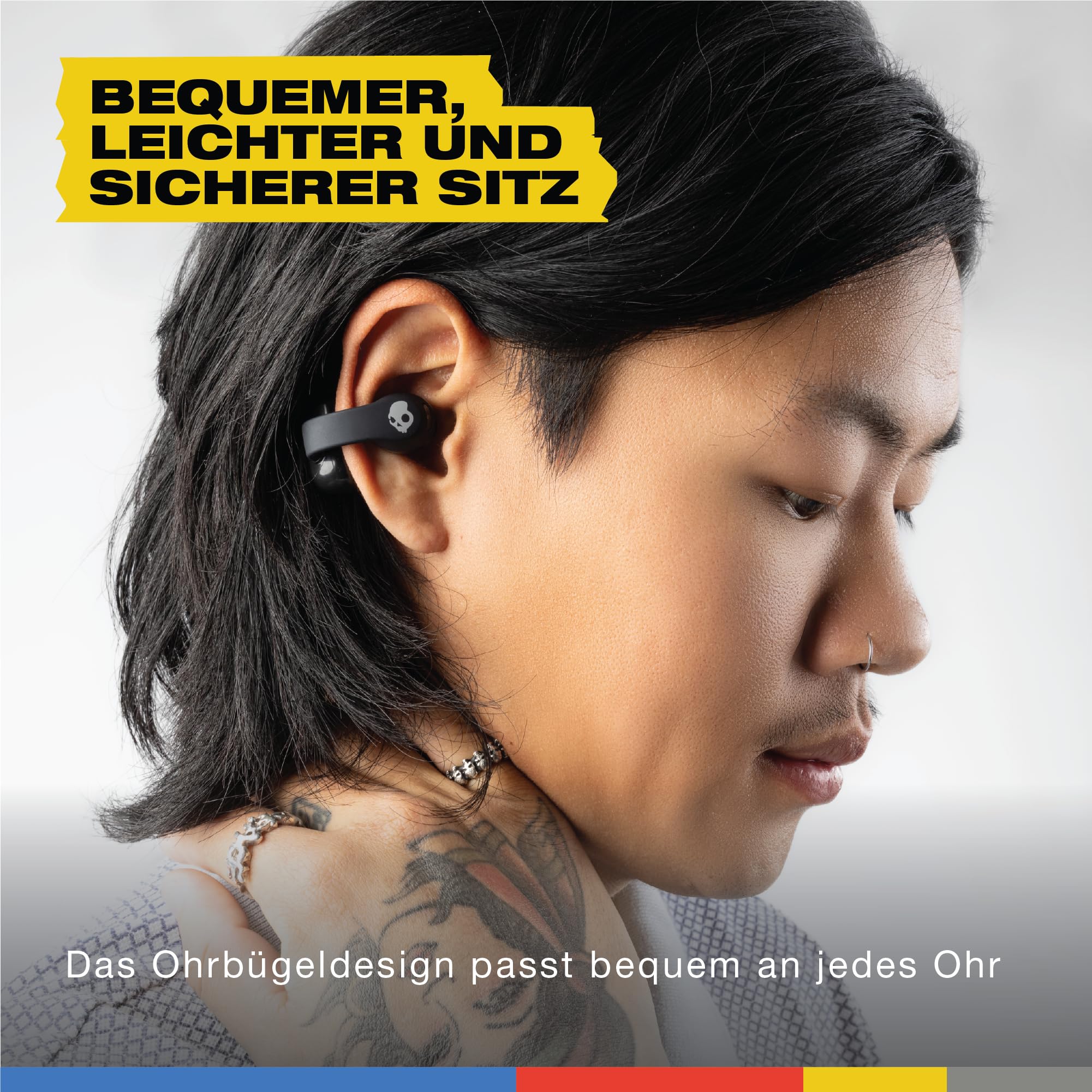 Skullcandy Push 720 Open Drahtlose Bluetooth Open-Ear-Ohrhörer