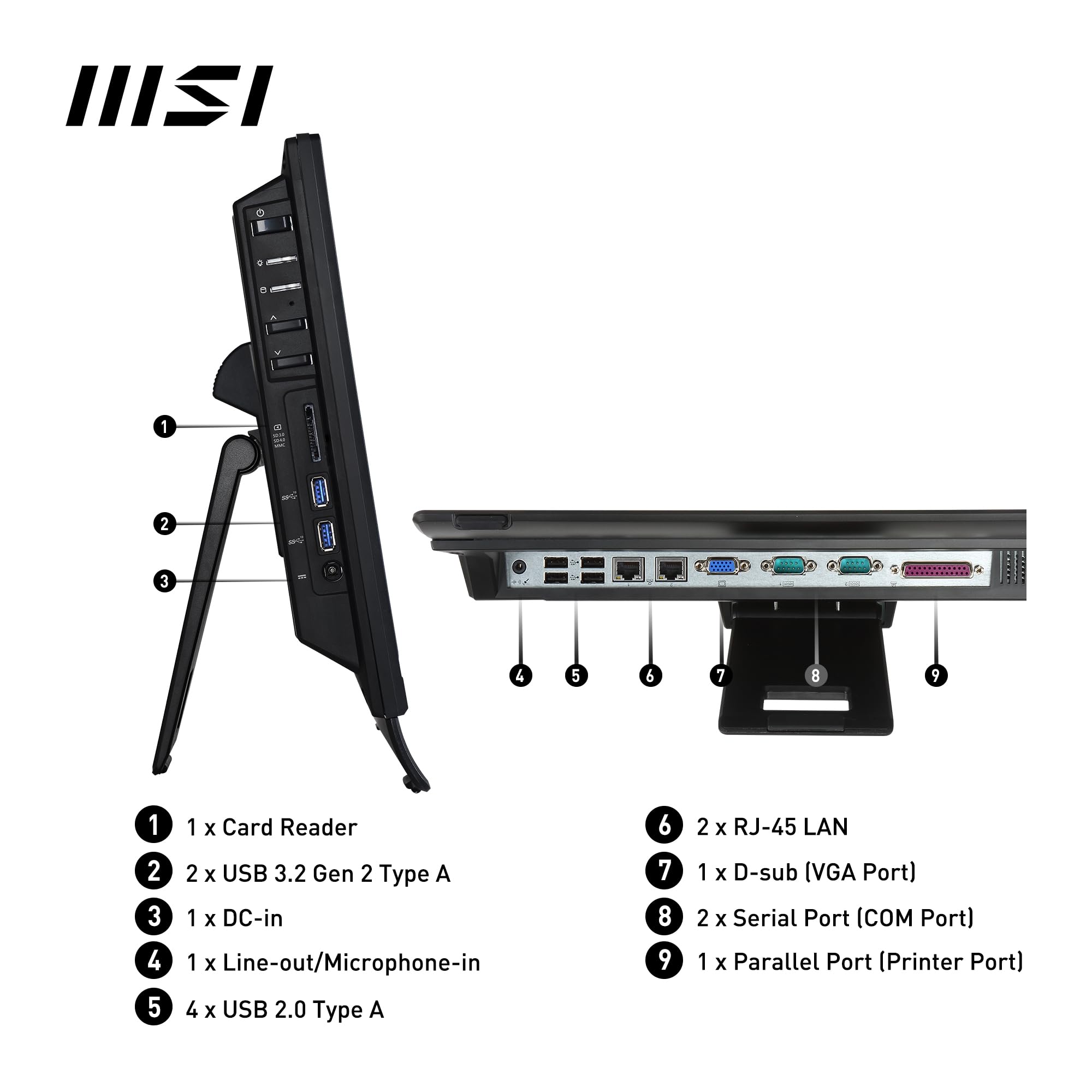 MSI PRO AP162T ADL-018XDE AIO Desktop-PC