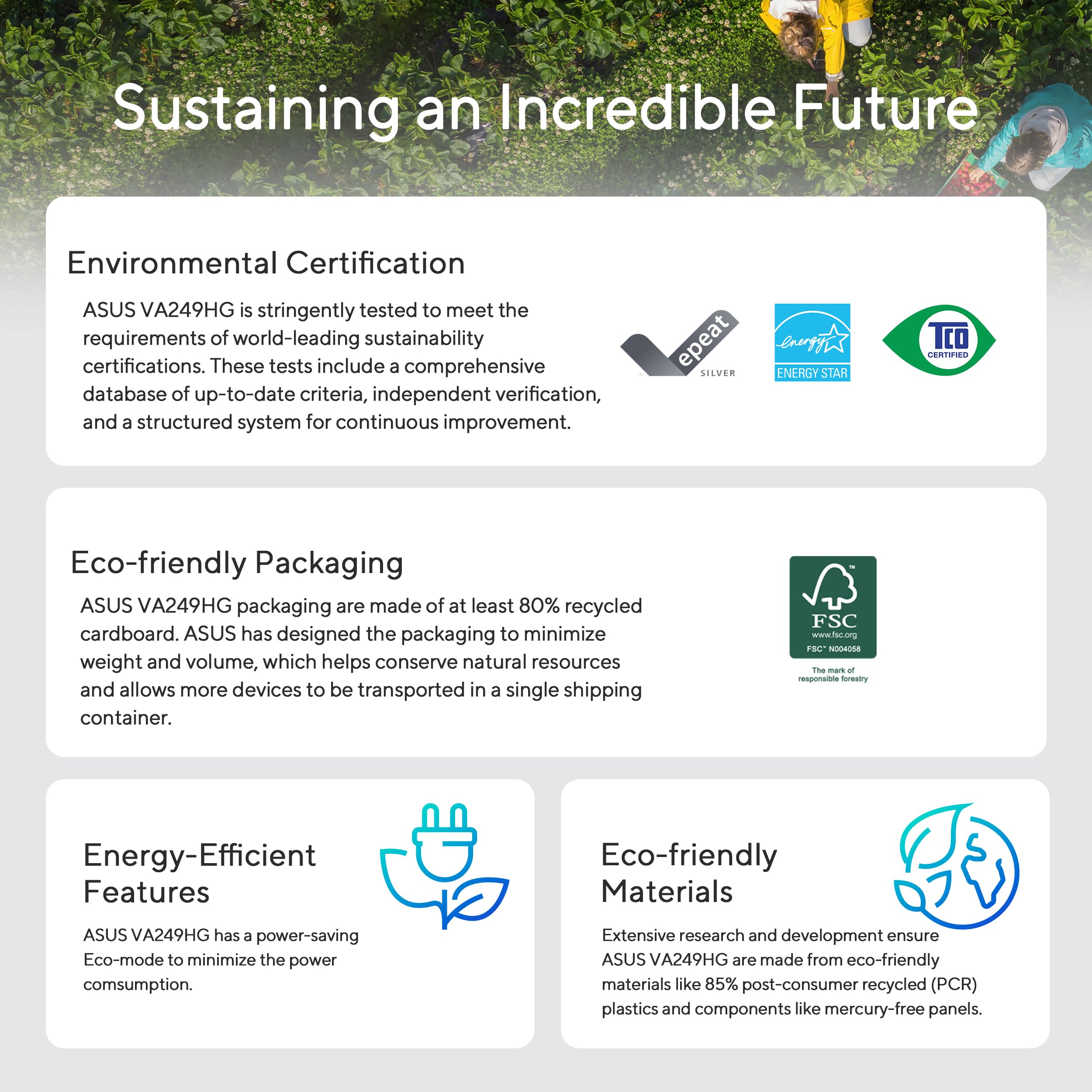 ASUS EyeCare VA249HG - 24 Zoll Full HD Monitor