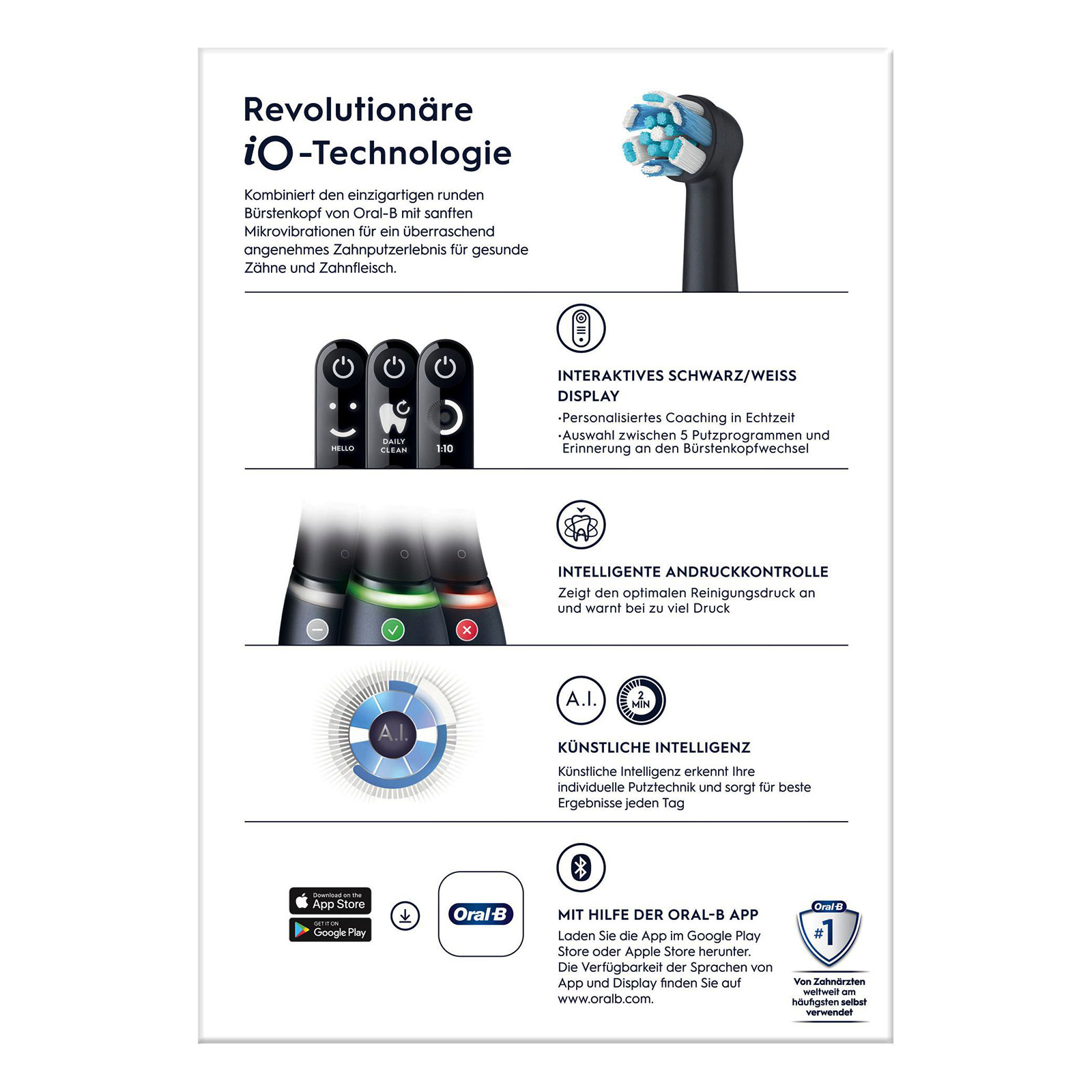 Oral-B Zahnbürste iO 6 Black Oral-B Zahnbürste iO 6 Black