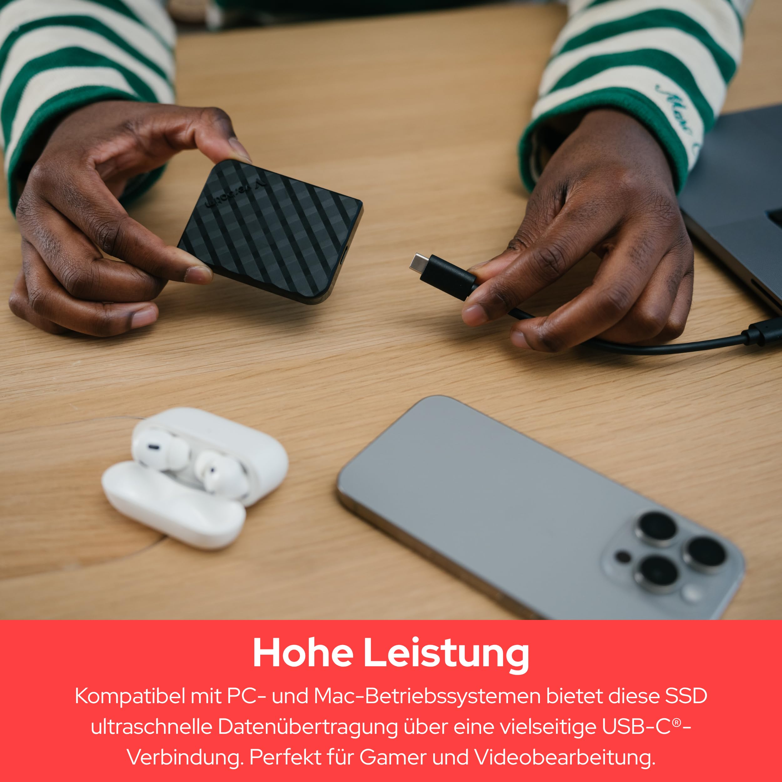 Verbatim Store 'n' Go Mini Diamond Portable SSD 512 GB, USB 3.2 Gen 1