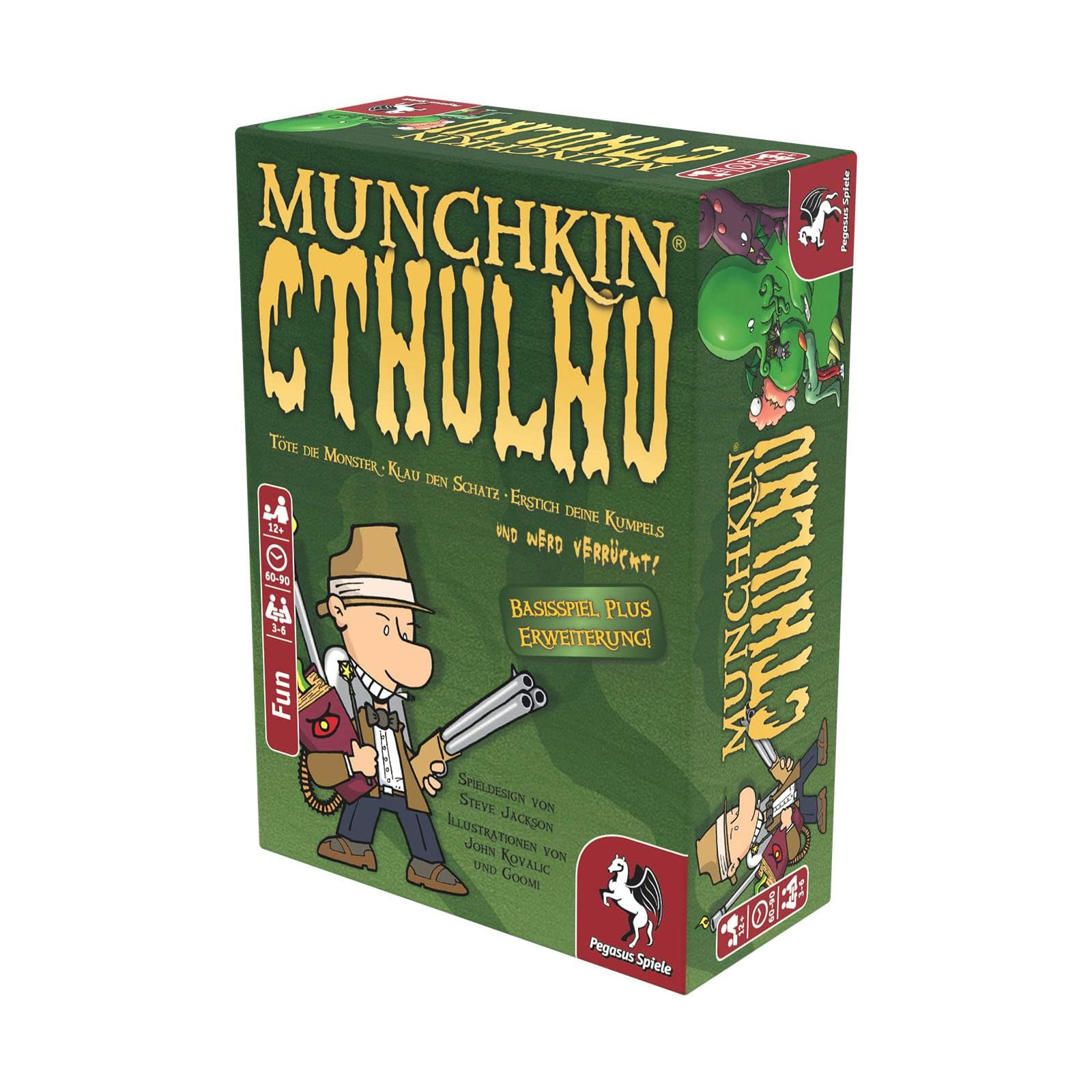 Pegasus Spiele Munchkin Cthulhu 1+2 17189G Kartenspiel