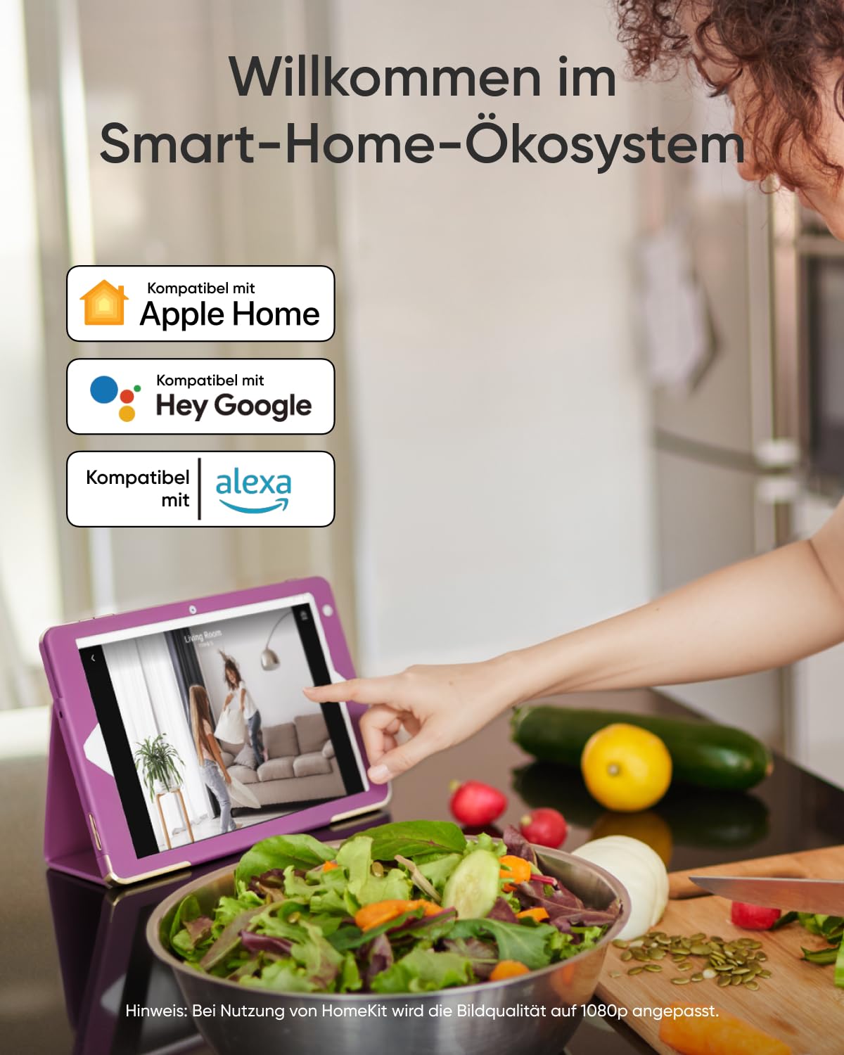 eufy Innenkamera E30, neueste Generation, 4K 8MP UHD Sicherheitskamera