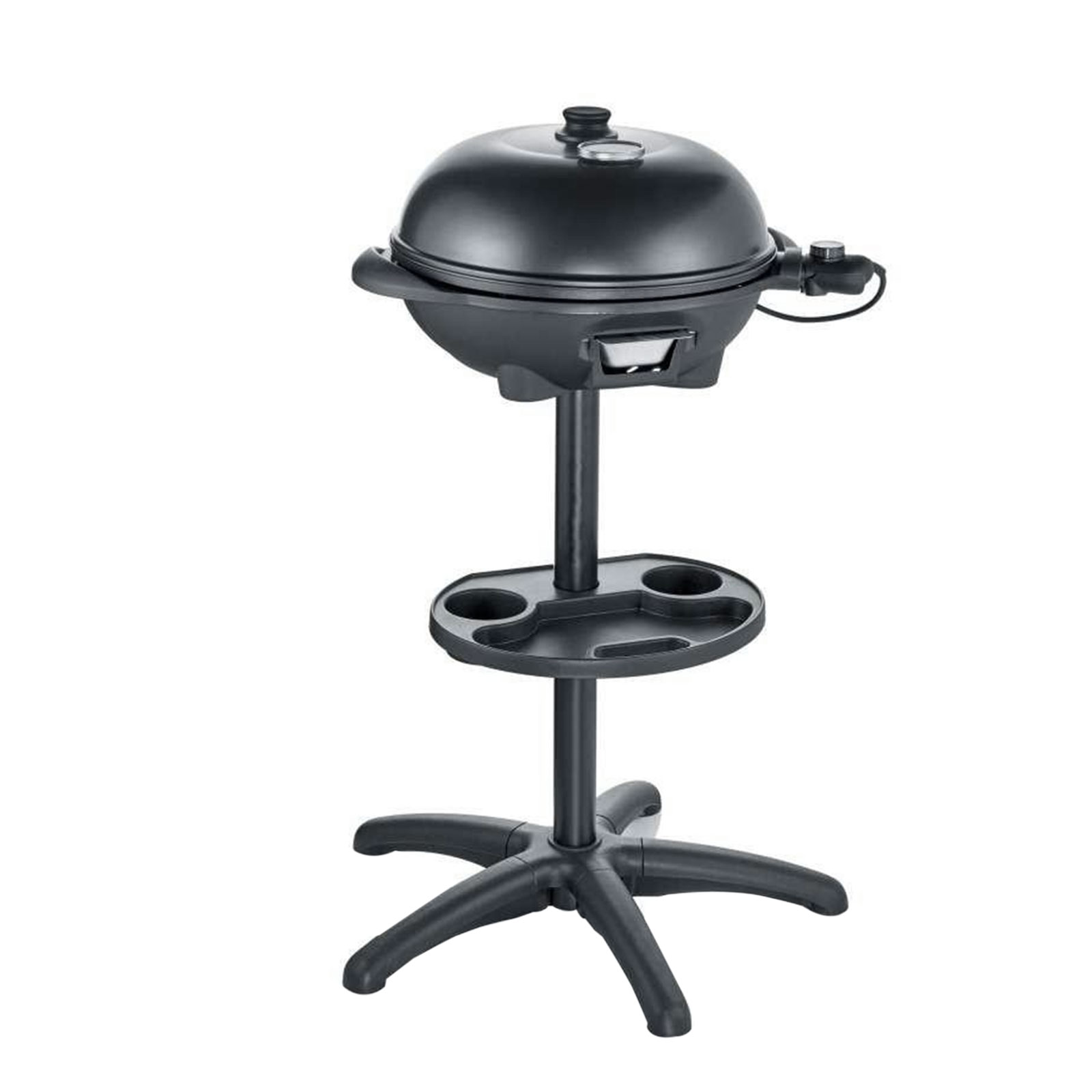 Severin PG 8541 Barbecue-Elektrogrill mit Haube matt-schwarz