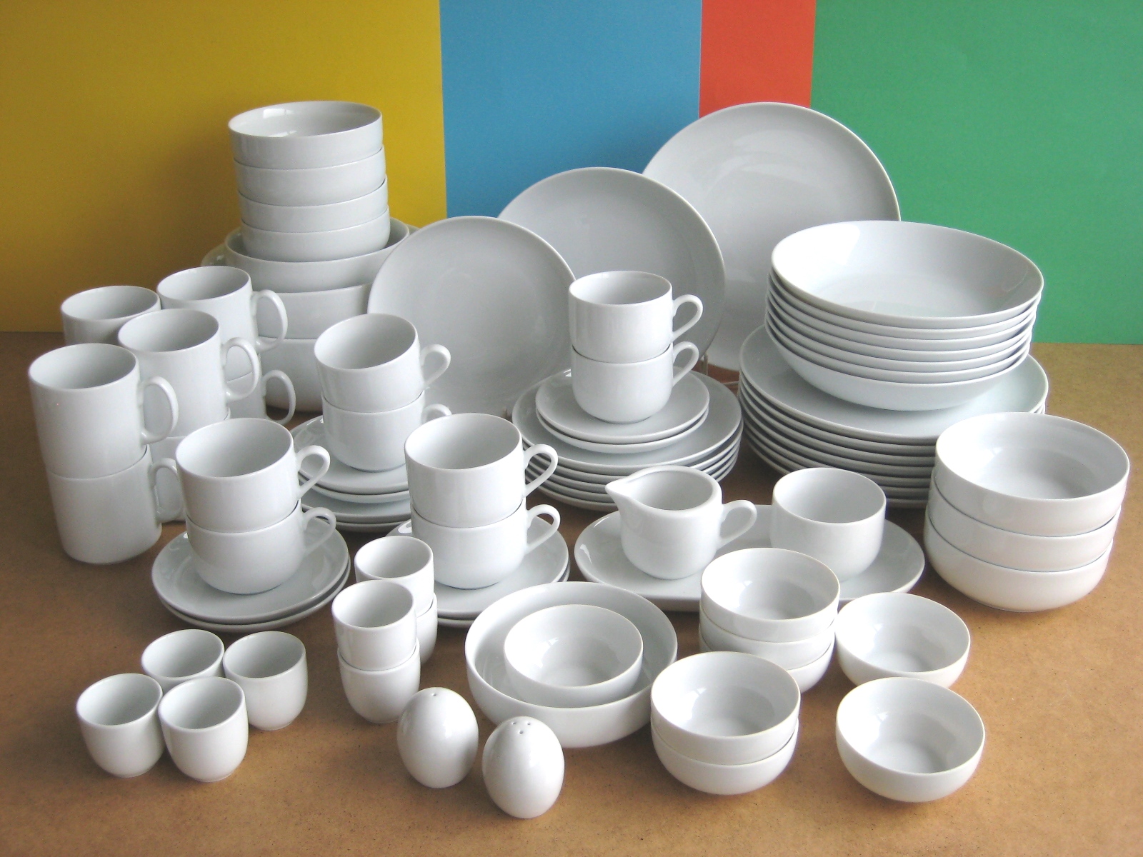CreaTable, 10467, Serie ATELIER weiss, Kombiservice 80tlg
