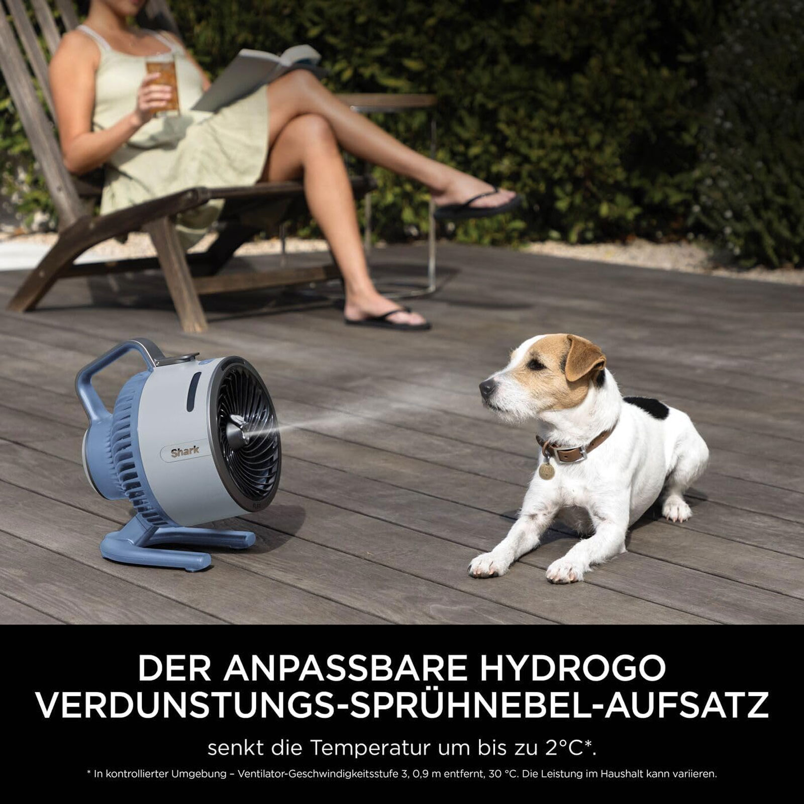 Shark Flex Breeze HydroGo FA050EUBL Tischventilator