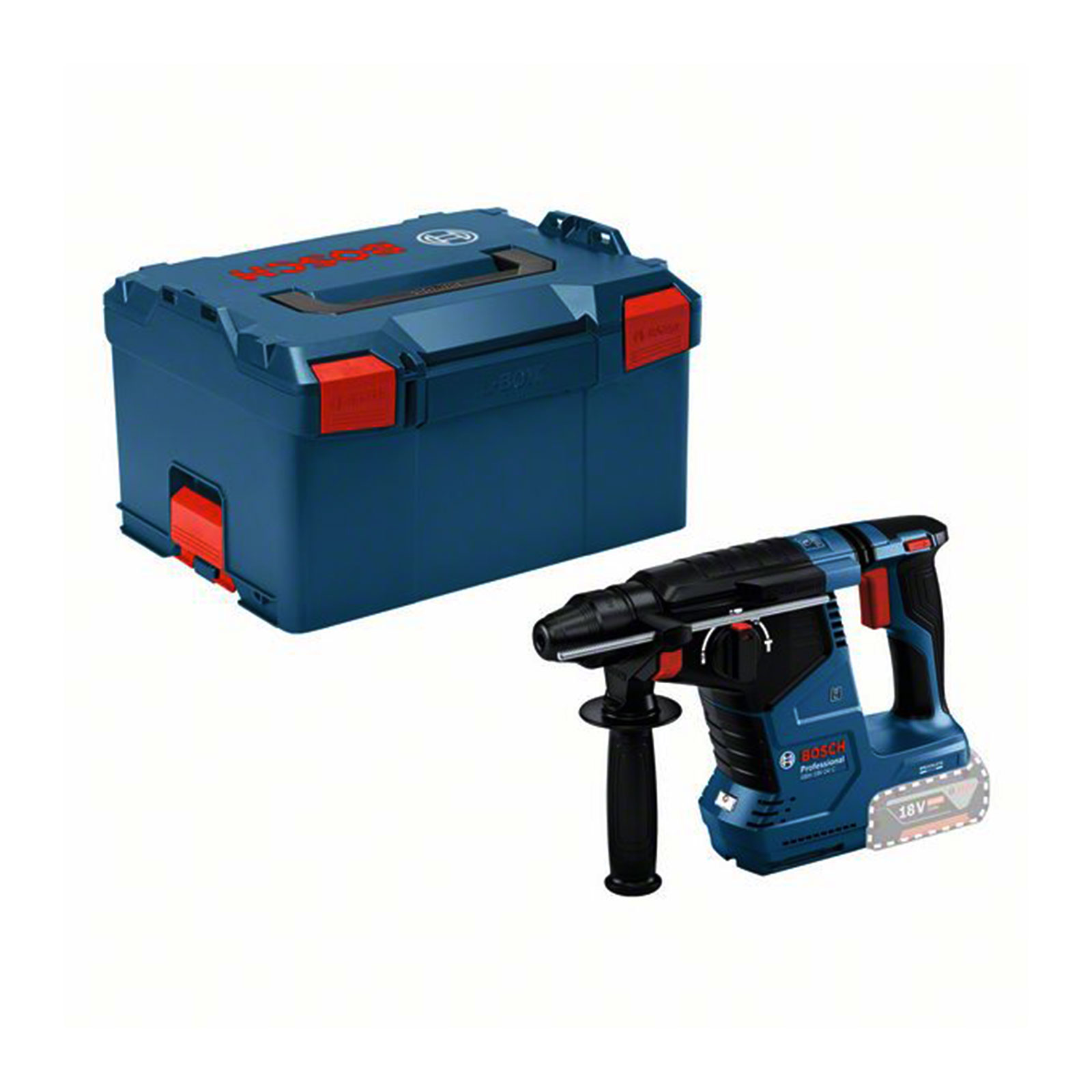 Bosch Professional Akku-Bohrhammer mit SDS plus GBH 18V-24 C mit L-BOXX