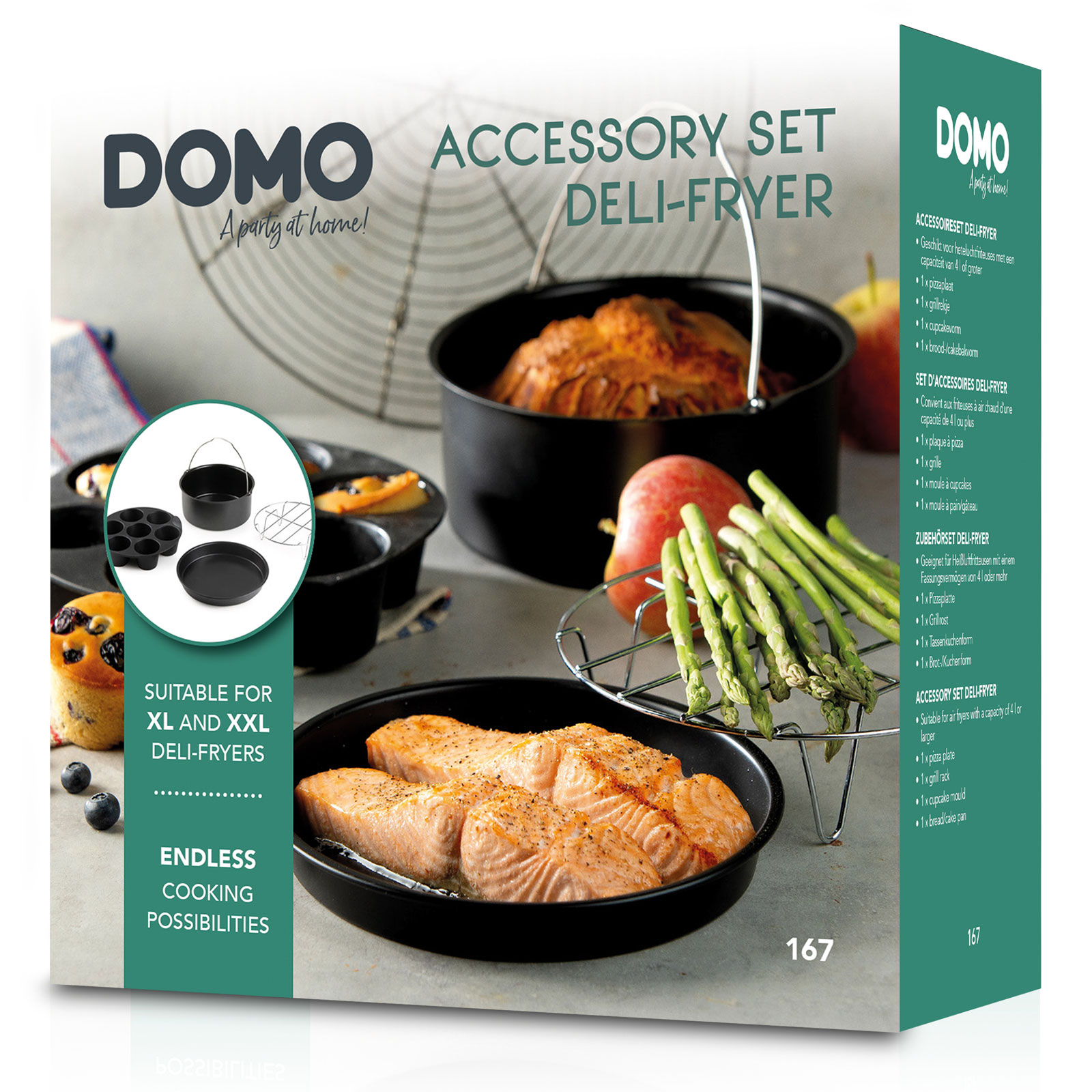 Domo 167 Zubehörset Deli-Fryer