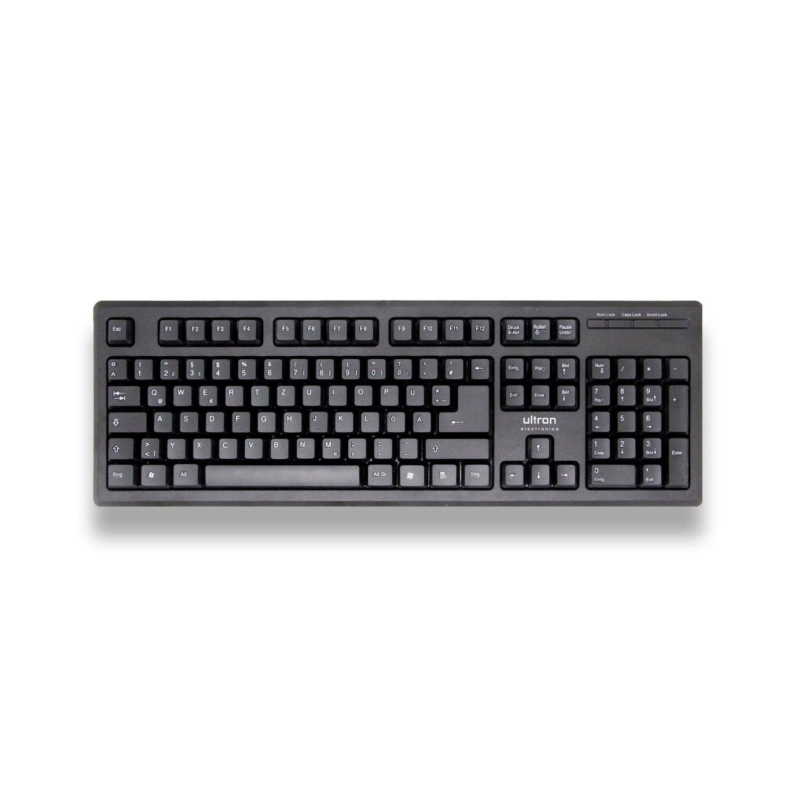 Ultron Kabelgebundenes Tastatur-Maus-Set, schwarz UMC-200