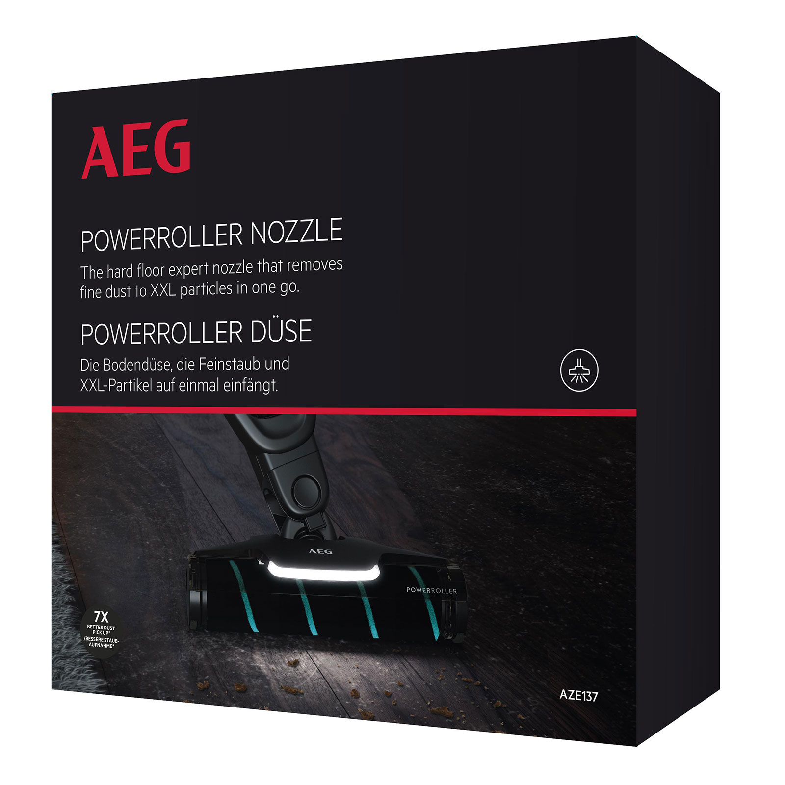 AEG AZE 137 Power Roller Hartbodendüse für QX9