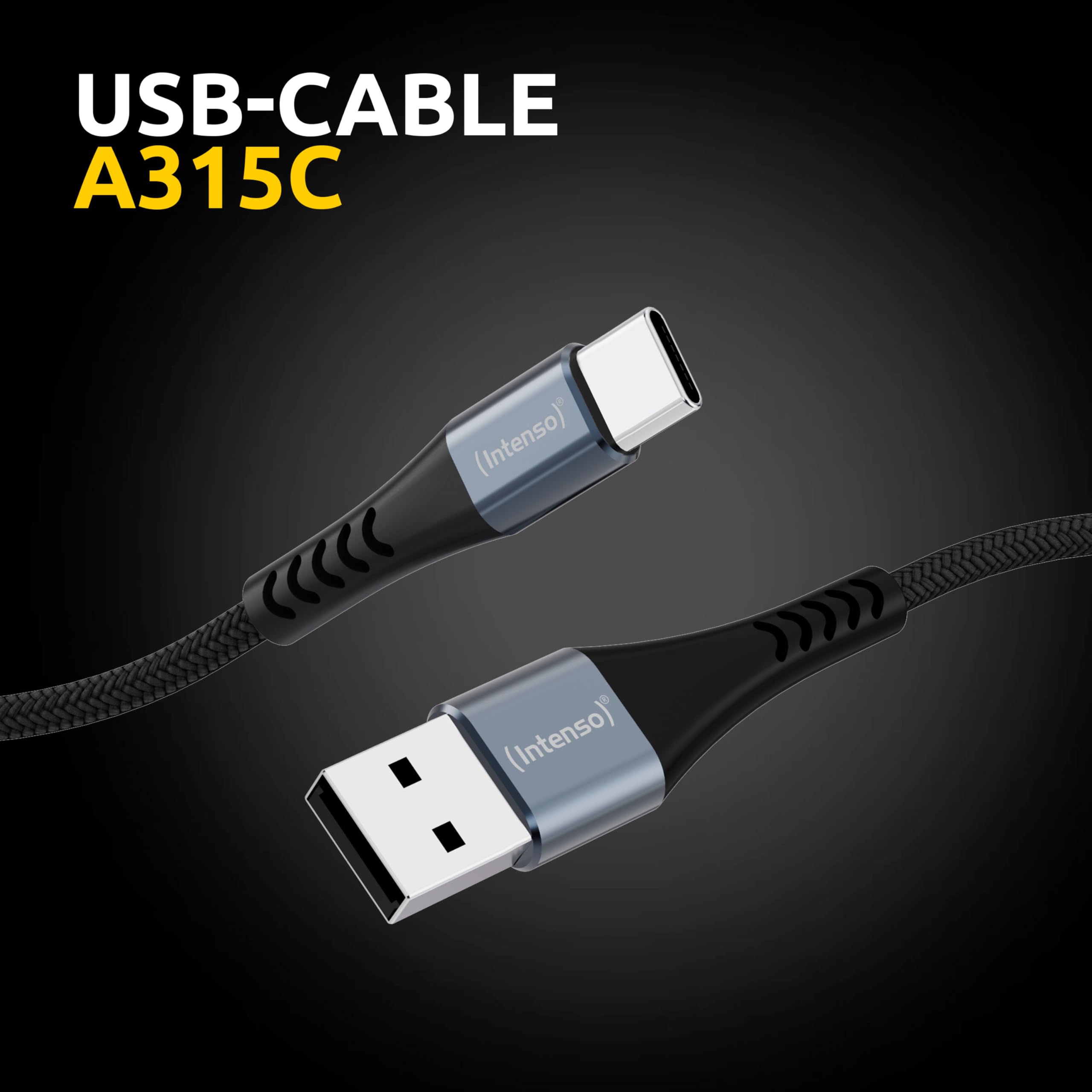 Intenso A315C USB-A auf USB-C Kabel, 60W Schnellladen
