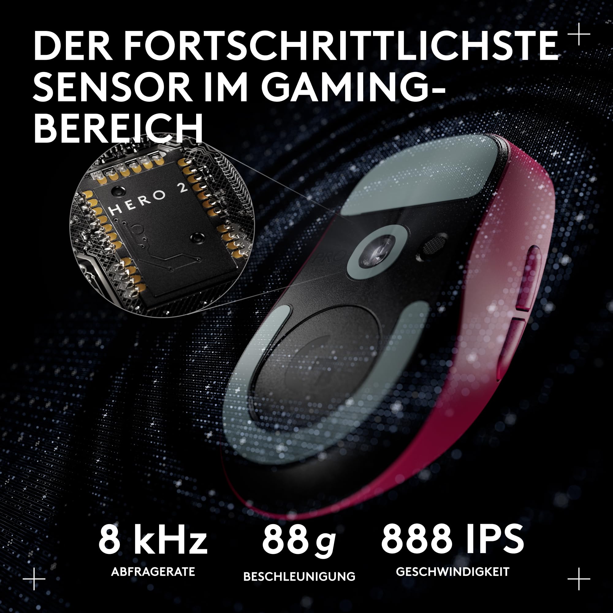 Logitech G PRO X SUPERLIGHT 2 DEX kabellose Gaming-Maus