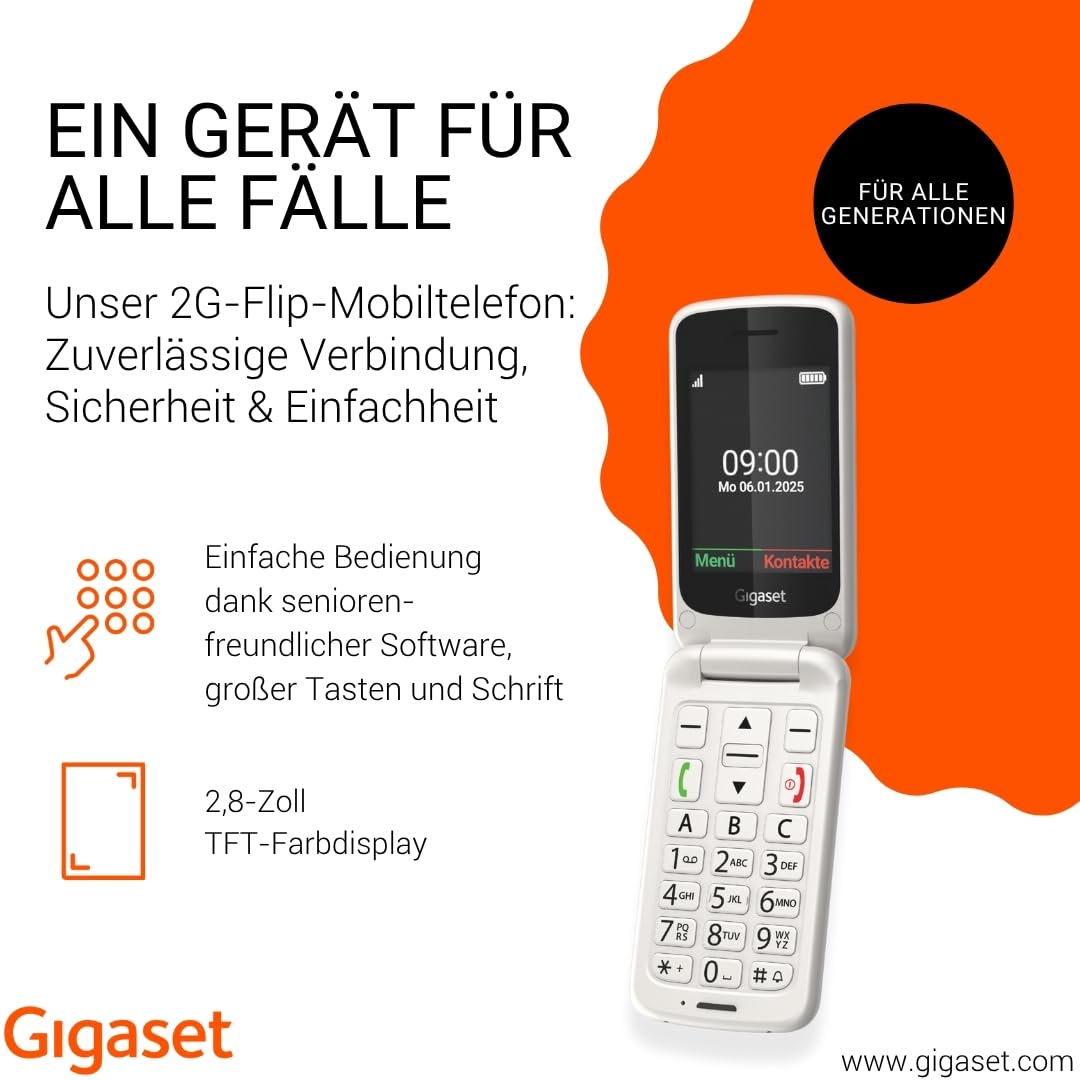 Gigaset GL 595 Pearl White Handy Gigaset GL 595 Pearl White Handy
