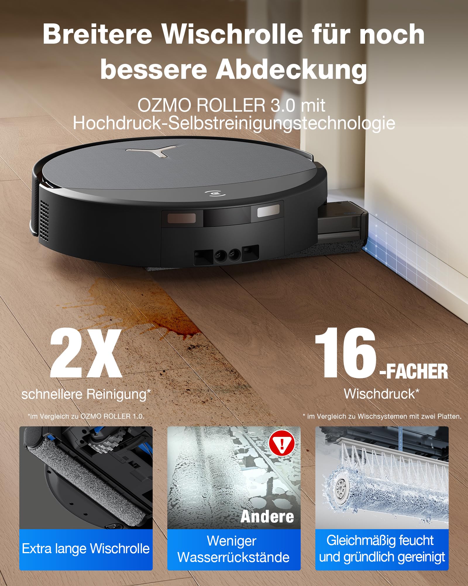 ECOVACS Deebot T90 Pro Omni black Saugroboter