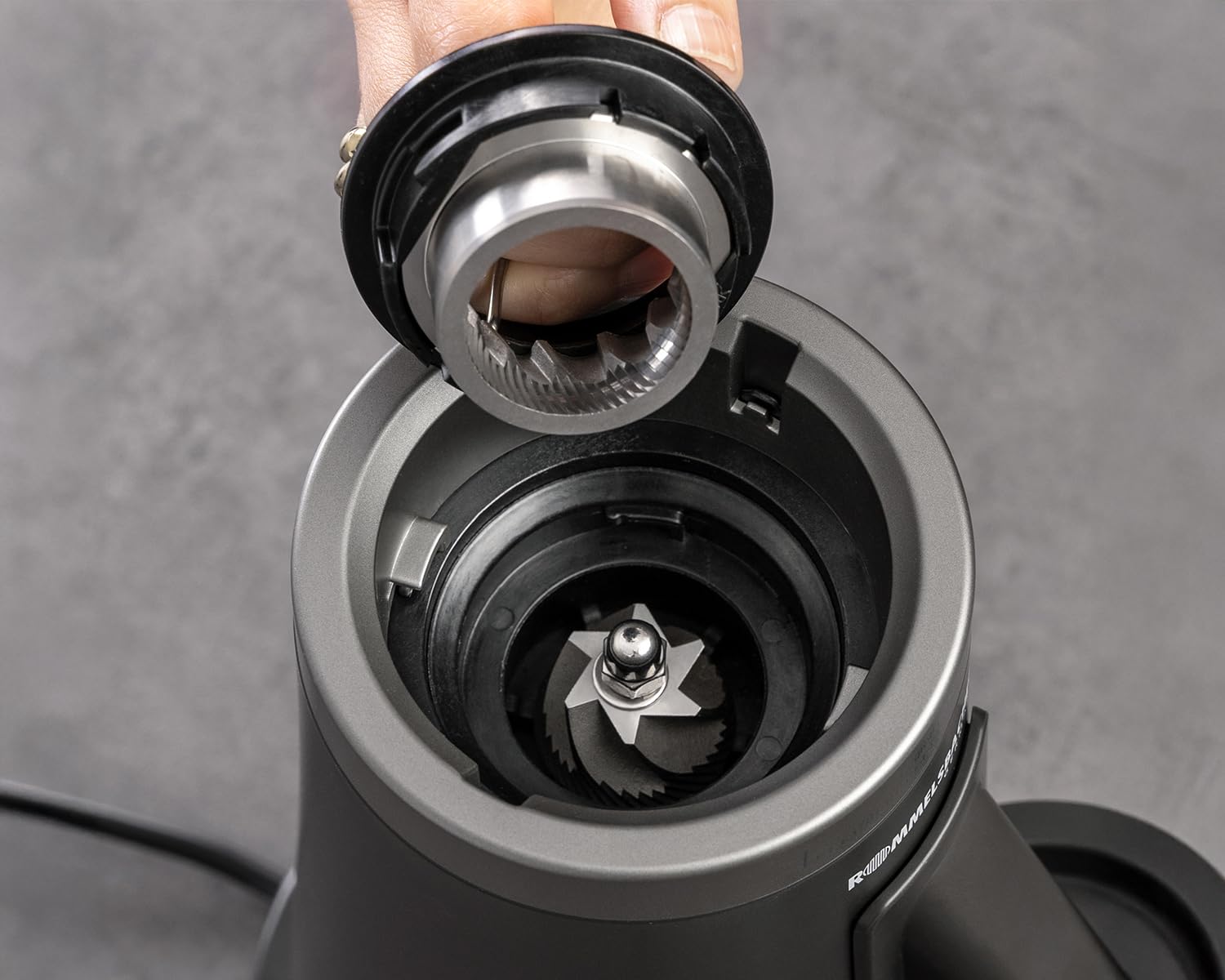 ROMMELSBACHER Premium Kaffeemühle EKM 600, Edelstahl Kegelmahlwerk