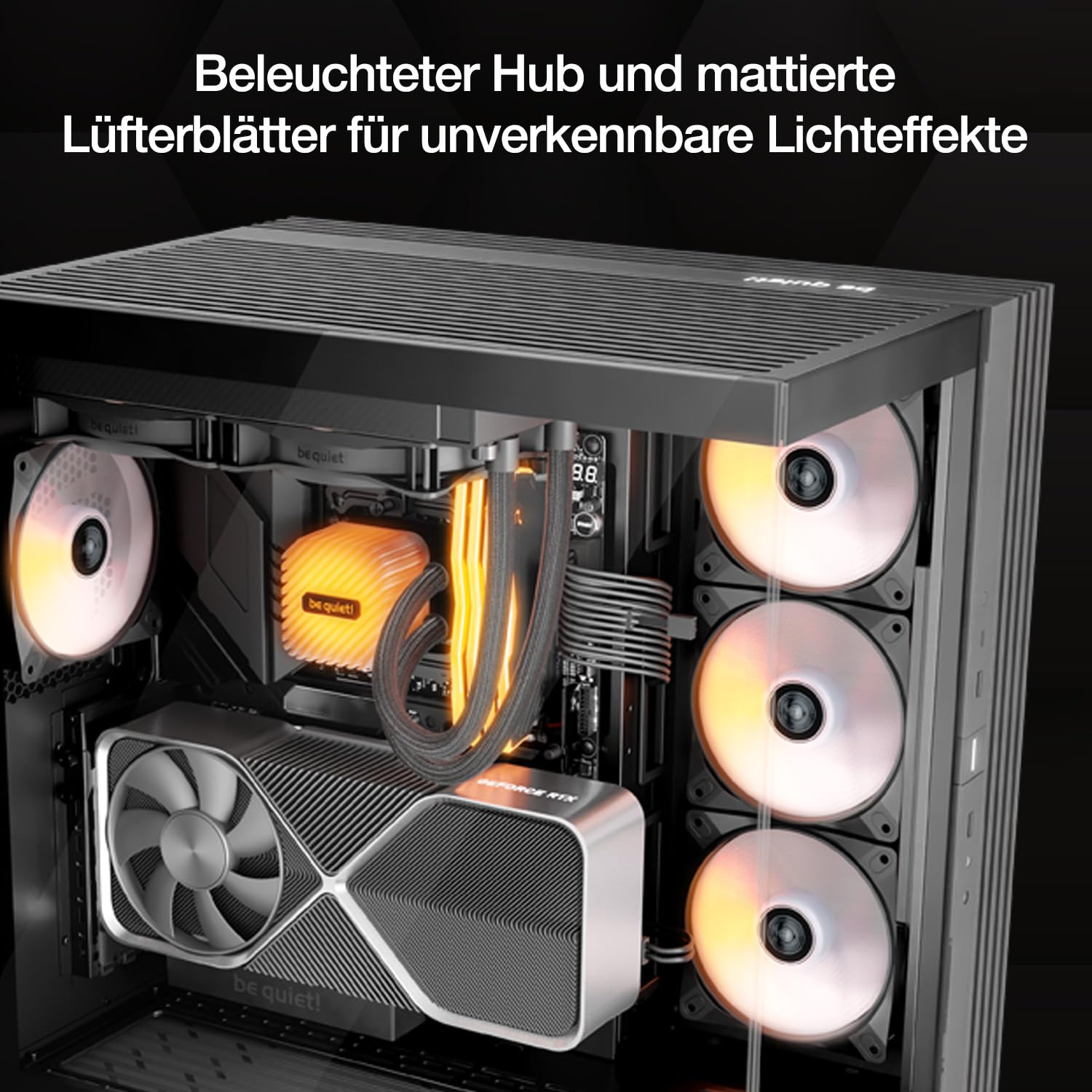 be quiet! Light Wings LX 120mm PWM Reverse Black Lüfter