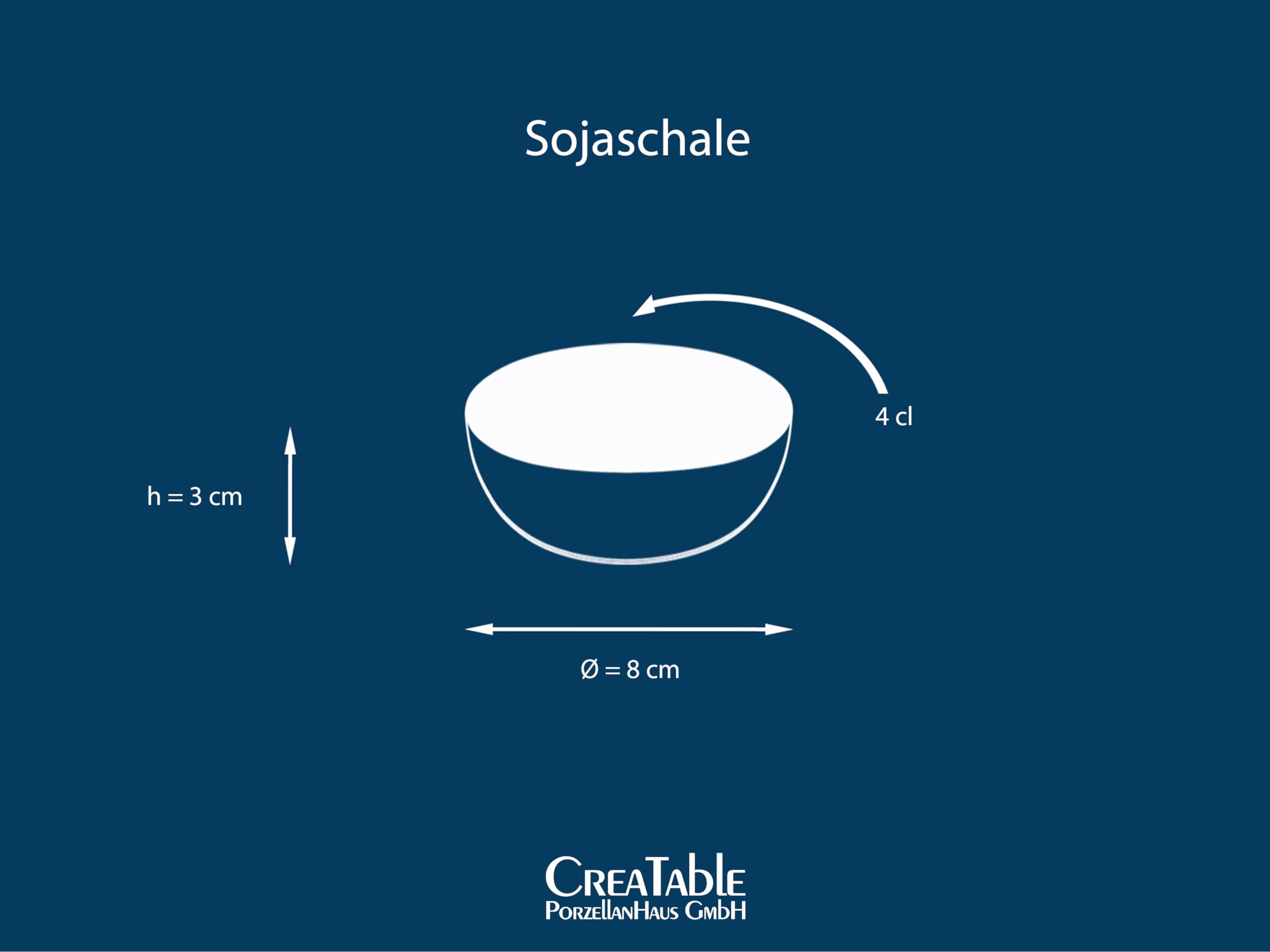 Creatable, 21998, NATURE COLLECTION, Berry, 6-teiliges Geschirrset, Sojaschale