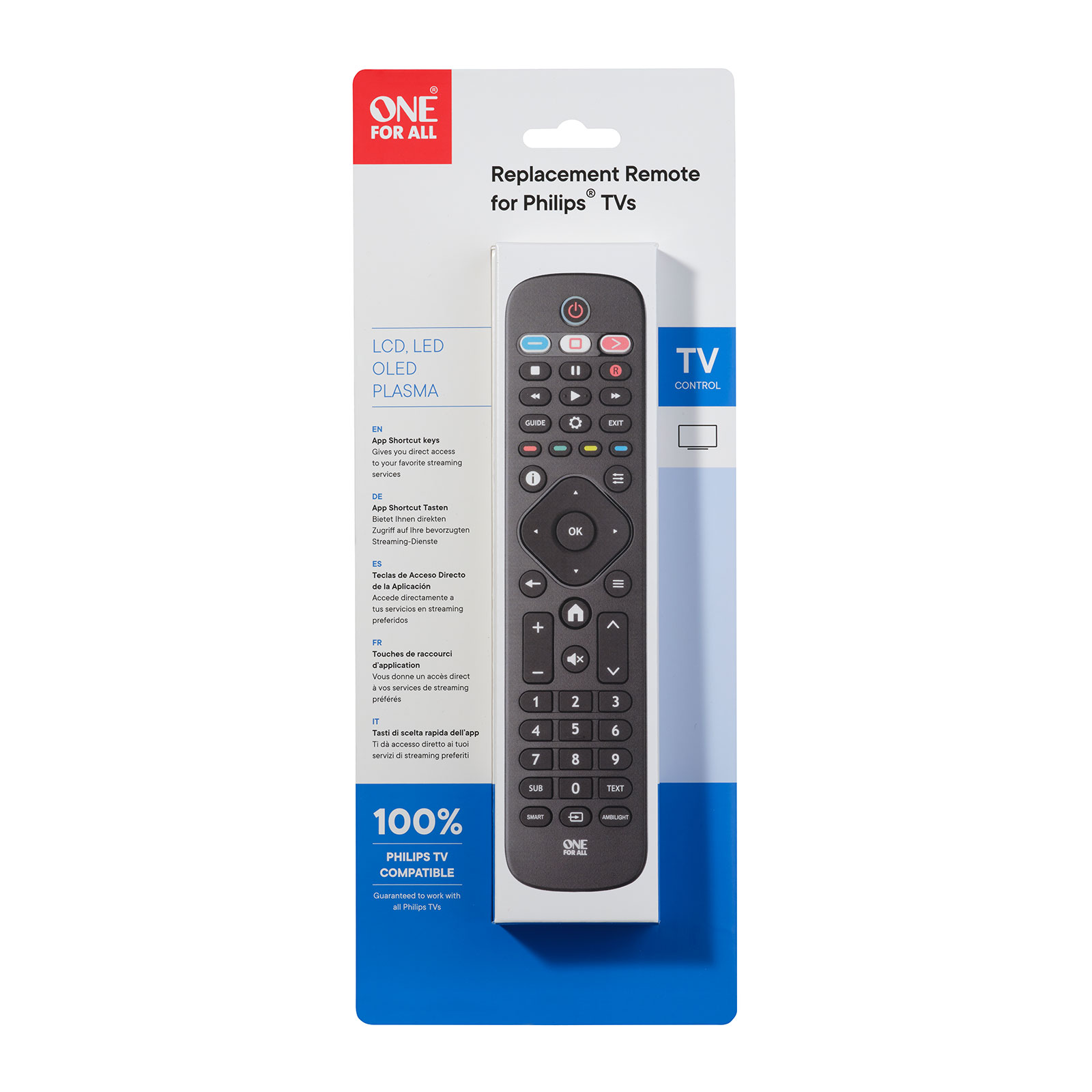 One for All URC4913 FB Philips 2.0  Fernbedienung One for All URC4913 FB Philips 2.0  Fernbedienung
