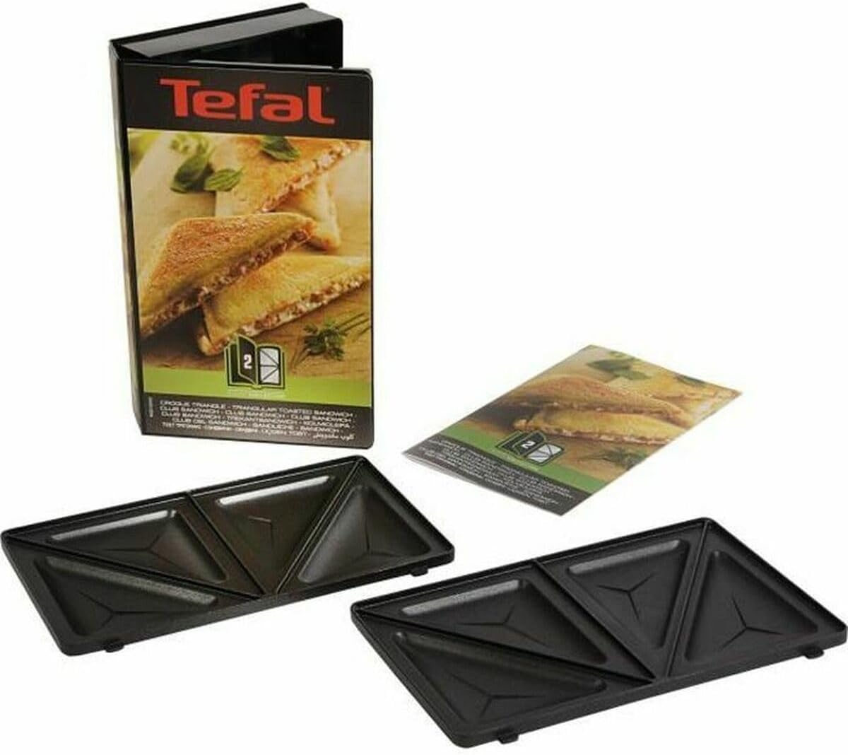 TEFAL XA 8002 Plattenset Snack Collection Sandwich