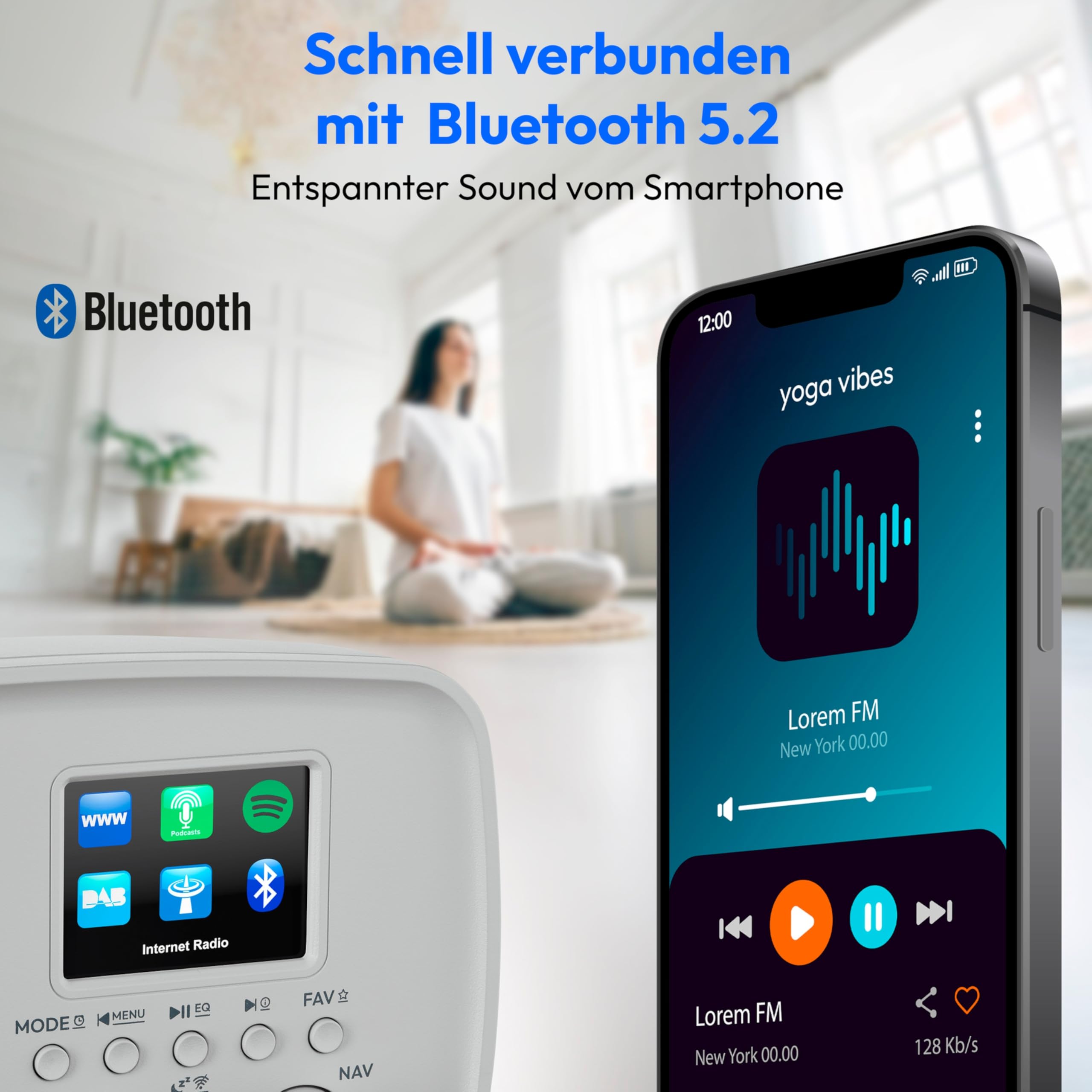 MEDION Internetradio mit DAB+ Life IRE-1