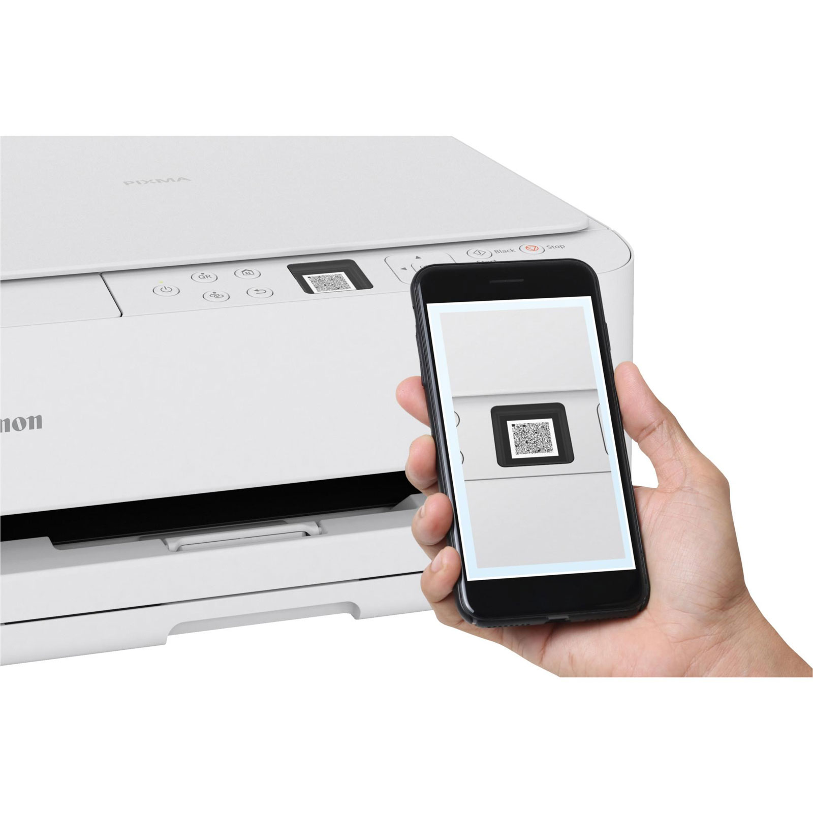 CANON PIXMA TS6550i Multifunktionsdrucker, Weiß (Drucken, Kopieren, Scannen, WLAN, USB, Apple AirPrint, Canon iEasy-PhotoPrint, Mopria Print Service, Cloud Integration Service, Duplex, A4)