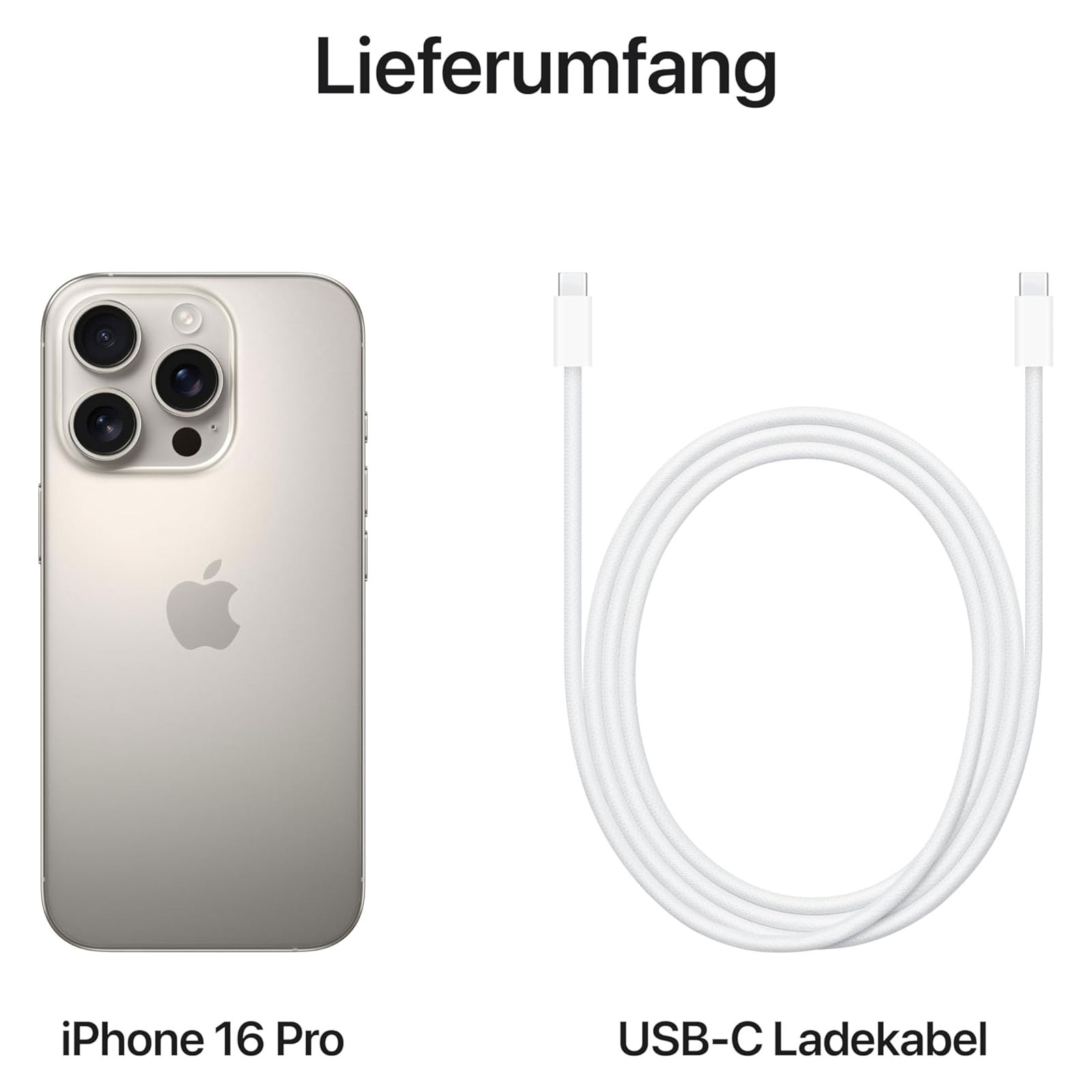 Apple iPhone 16 Pro 256GB Titan Schwarz