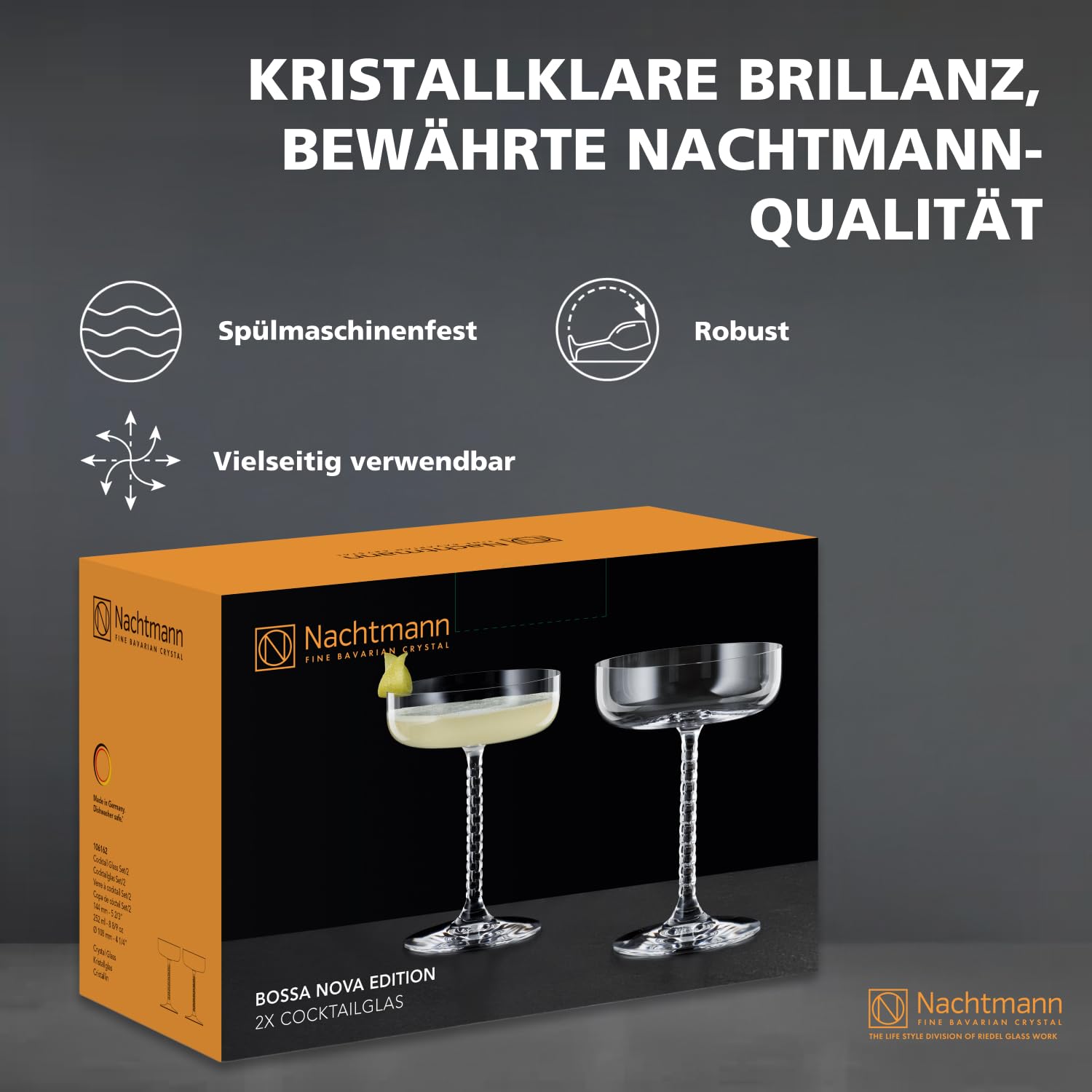 Nachtmann Bossa Nova Edition106162 Cocktail Glas 2er Set