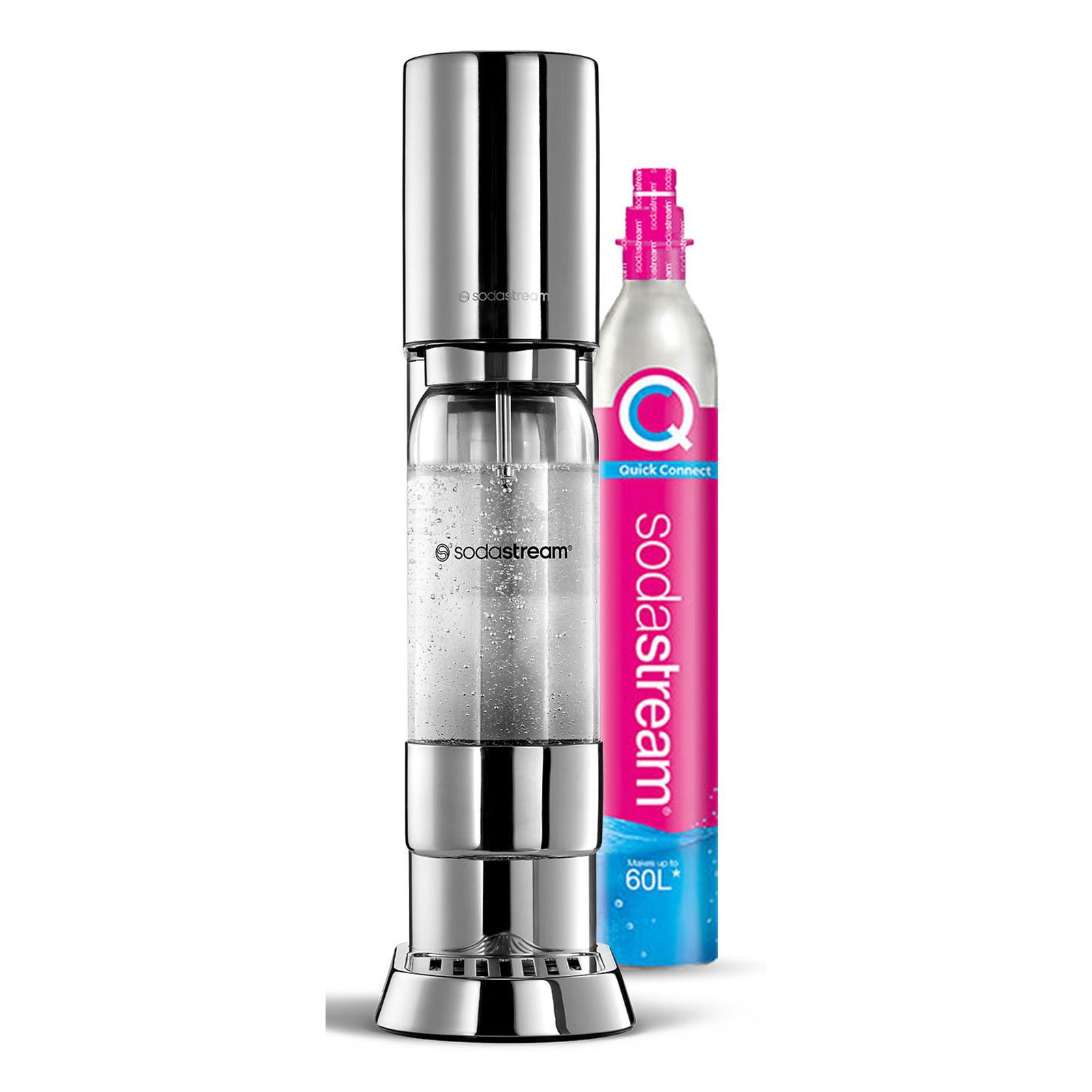Sodastream Enso metall Standard Pack Trinkwassersprudler