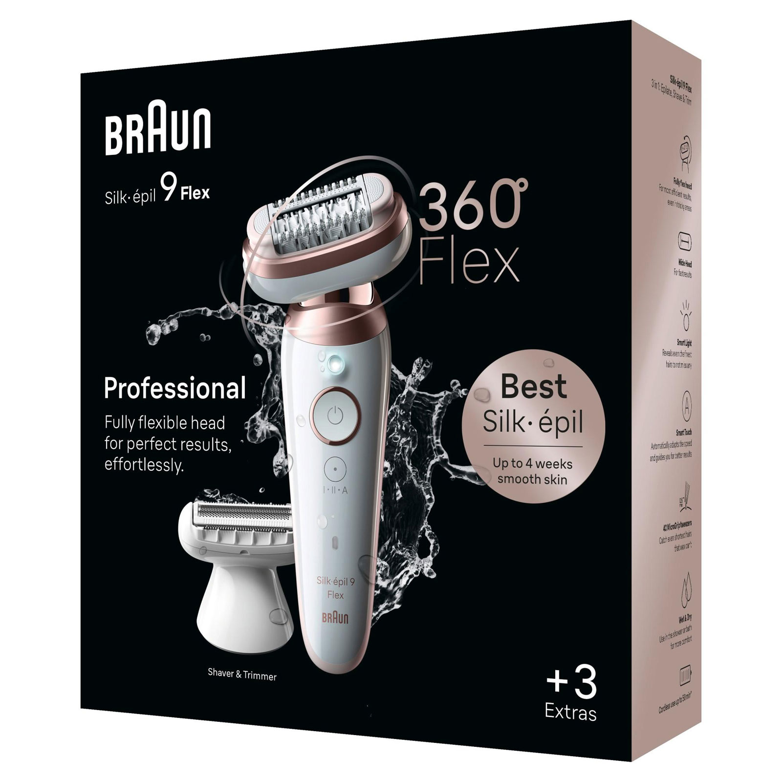 Braun Epilierer Silk-épil 9 Flex 9-030 3D