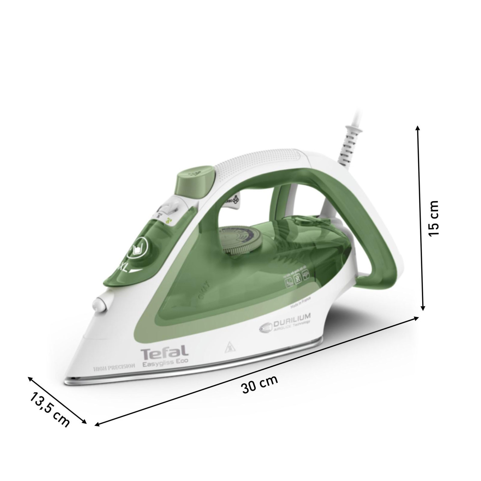 TEFAL Easygliss Eco FV5781 Trocken & Dampfbügeleisen