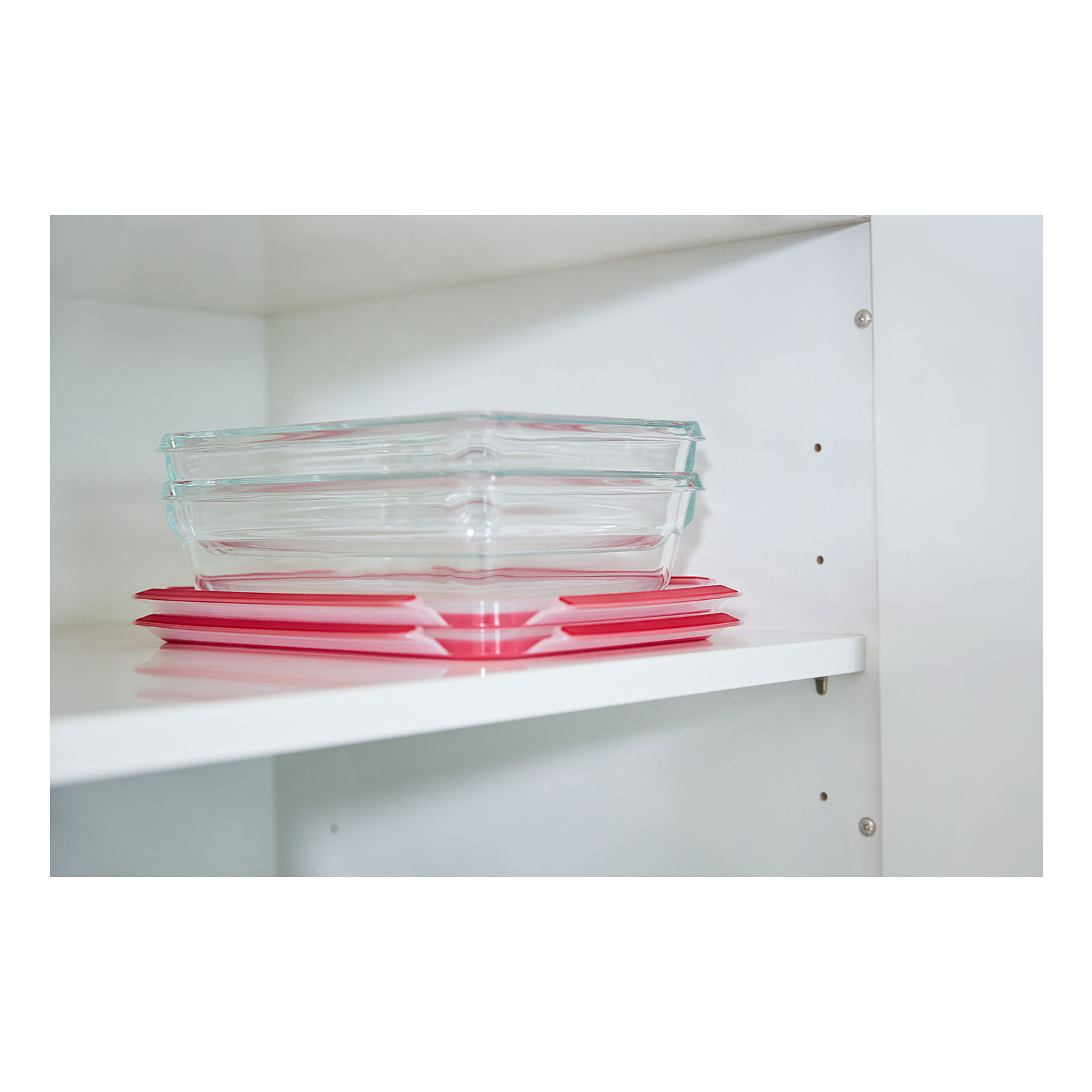 EMSA CLIP & CLOSE Glas Frischhaltedosen 3er Set, 3 x 0,45 L