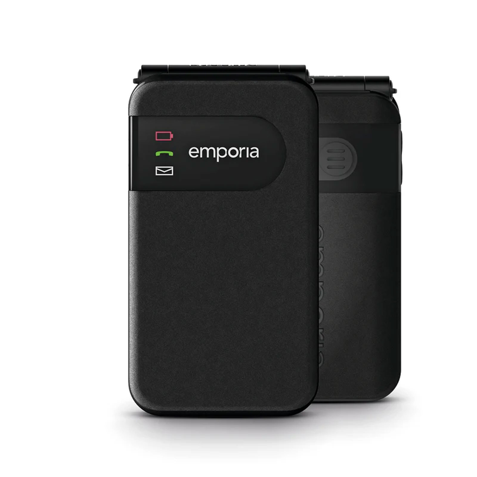 Emporia SIMPLICITYglam 4G, Schwarz - Modell 2025 Handy (Seniorenhandy, Klapp)