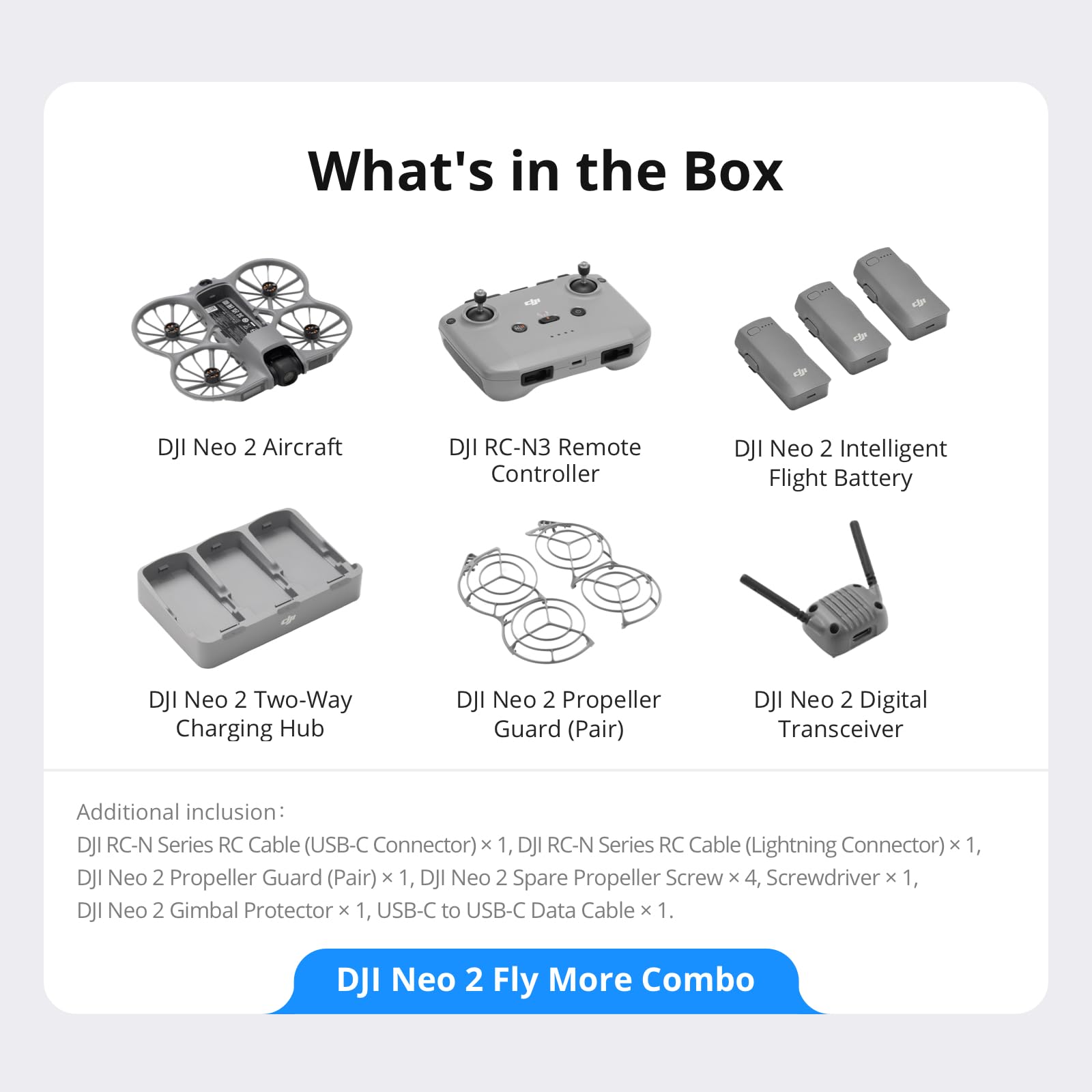 DJI Drohne Neo 2 Fly More Combo