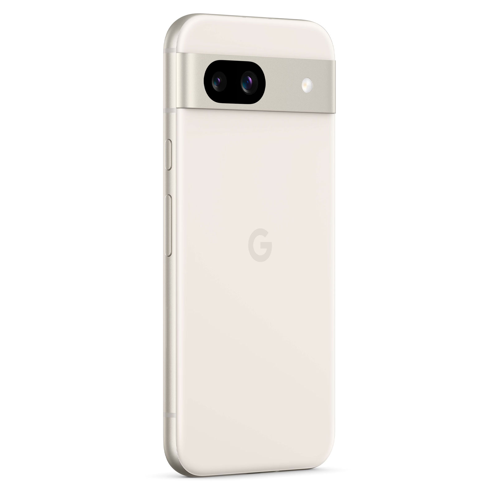 Google Pixel 8a 128GB 5G Porcelain Smartphone (6,1 Zoll, 64 MP, Dual-Kamera, 4.492-mAh, Fingerabdrucksensor, Gesichtserkennung, weiß)