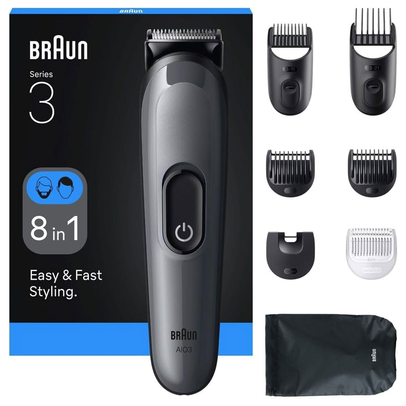 BRAUN All-in-One Series 3 8-in-1 Groomingset