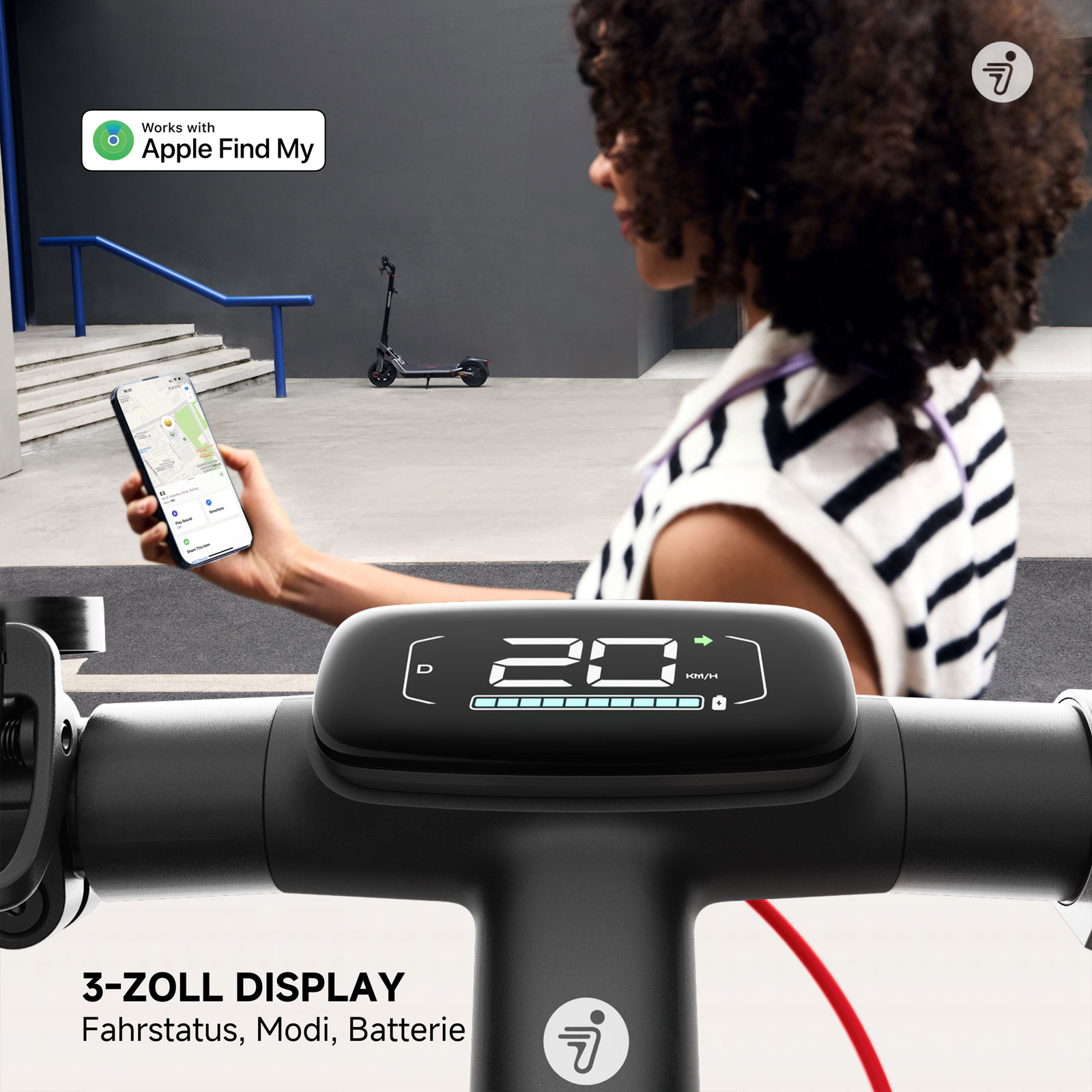 Segway eKickScooter Ninebot E3 D E-Scooter