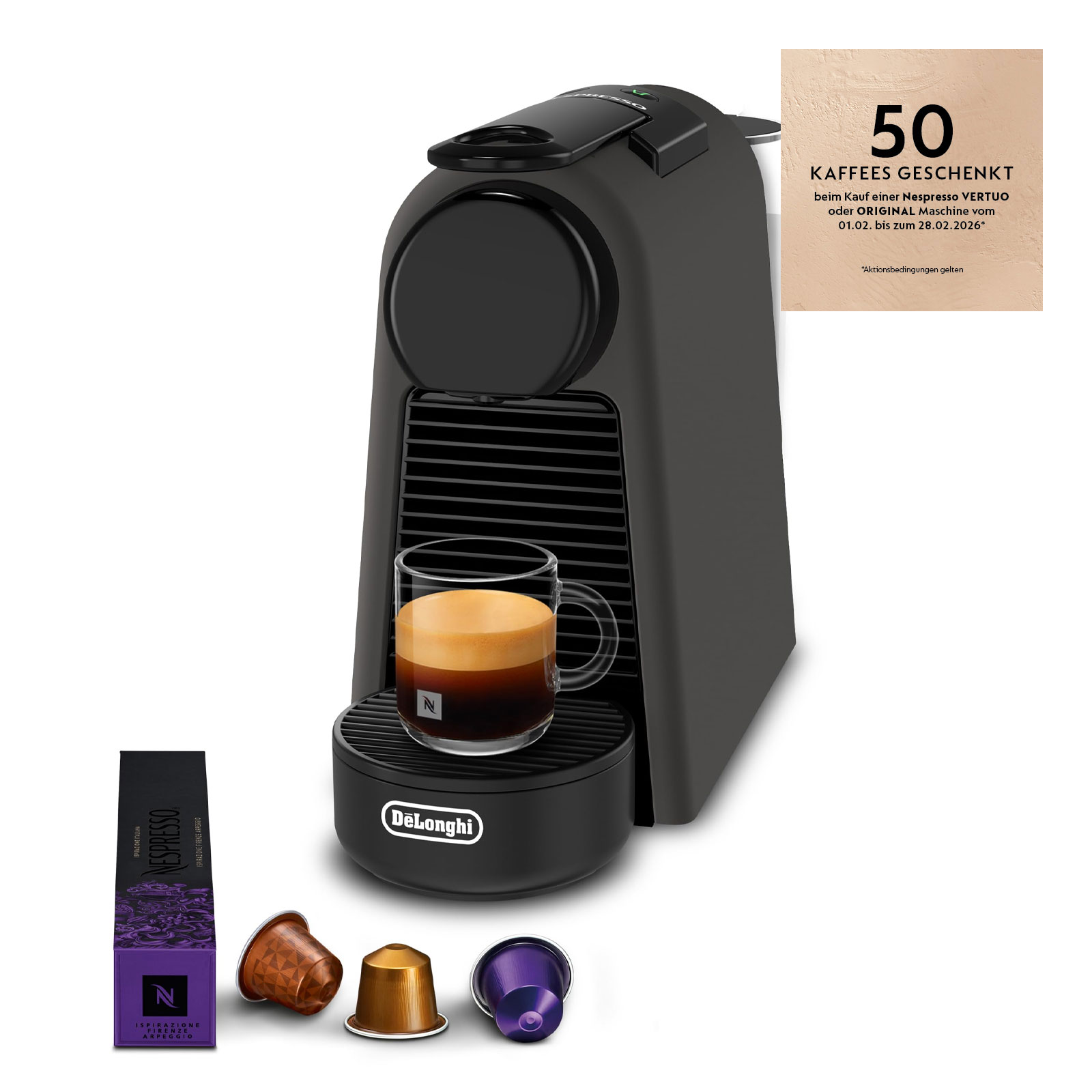 De'Longhi Nespresso Essenza Mini EN85.BKMT