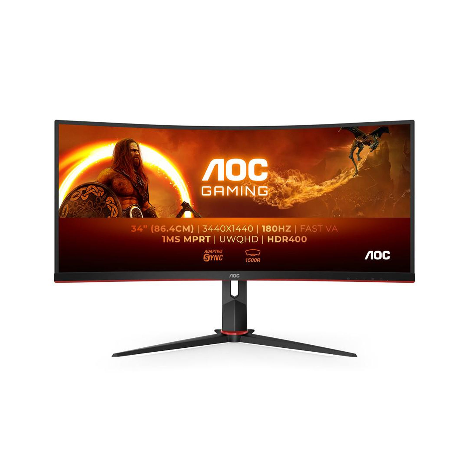 AOC Gaming-Monitor CU34G2XP/BK