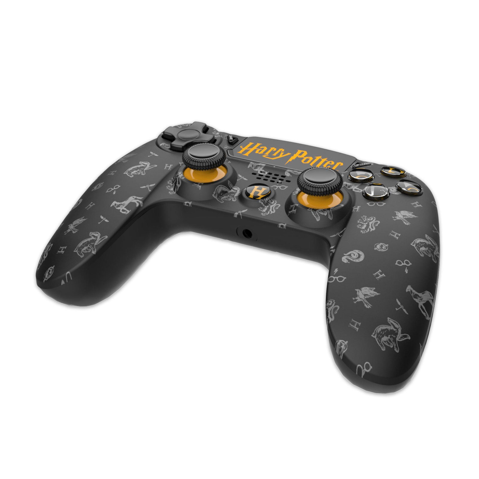 Freaks and Geeks Wireless PS4 Controller, Harry Potter, Schwarz