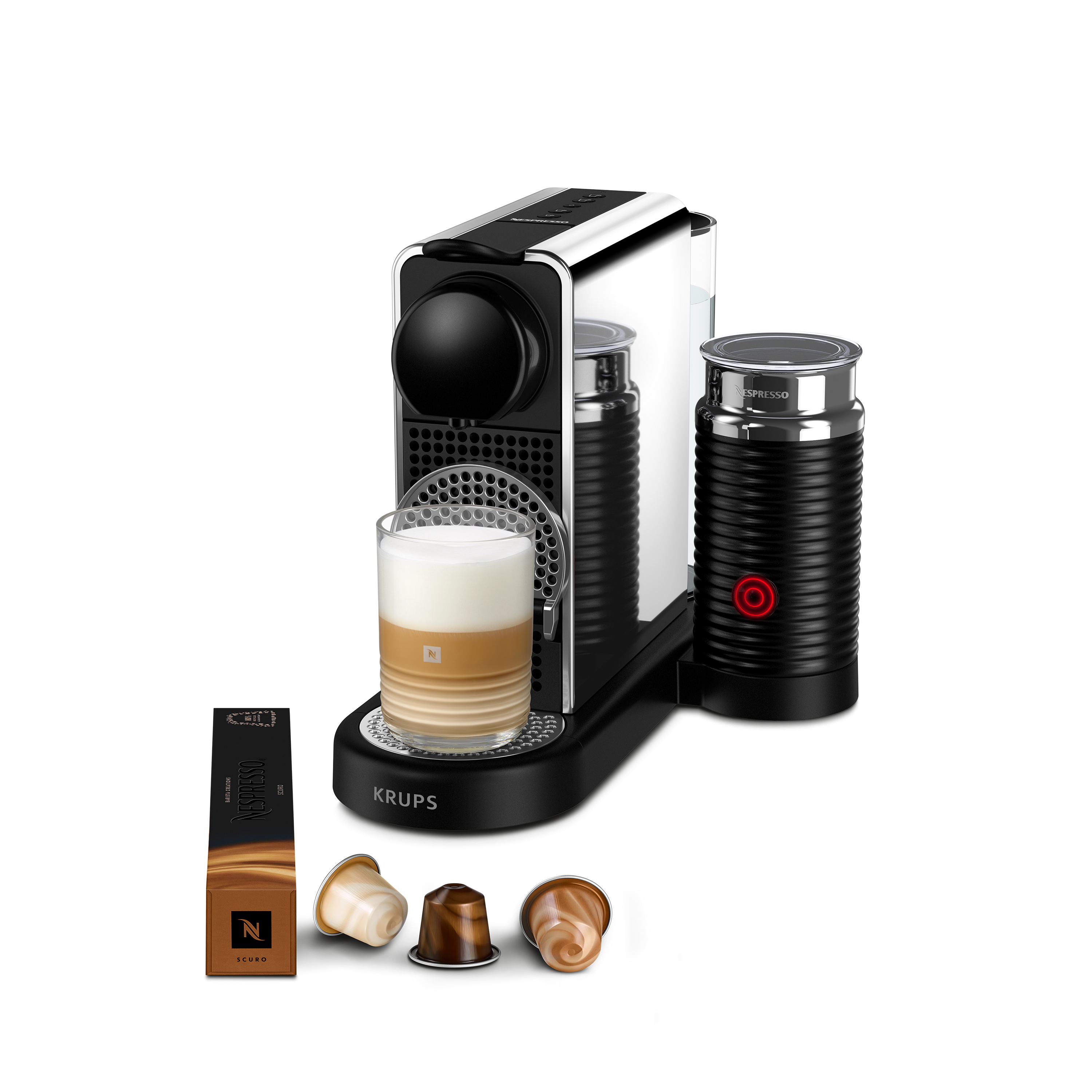 KRUPS Citiz Platinum &; Milk XN630 Nespresso-Kapselmaschine