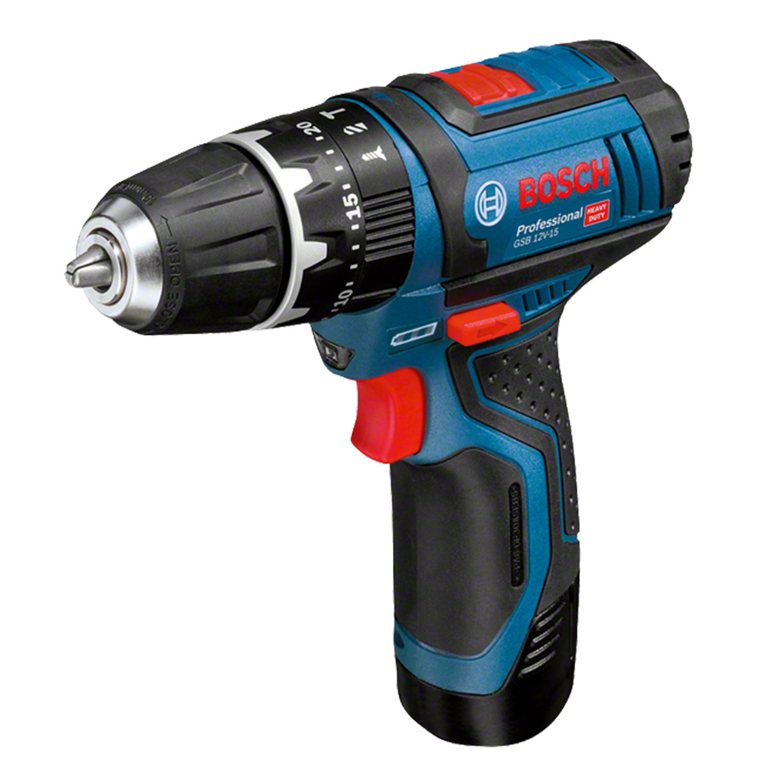 Bosch Professional GSB 12V-15 Set Schlagbohrschrauber (Akku)