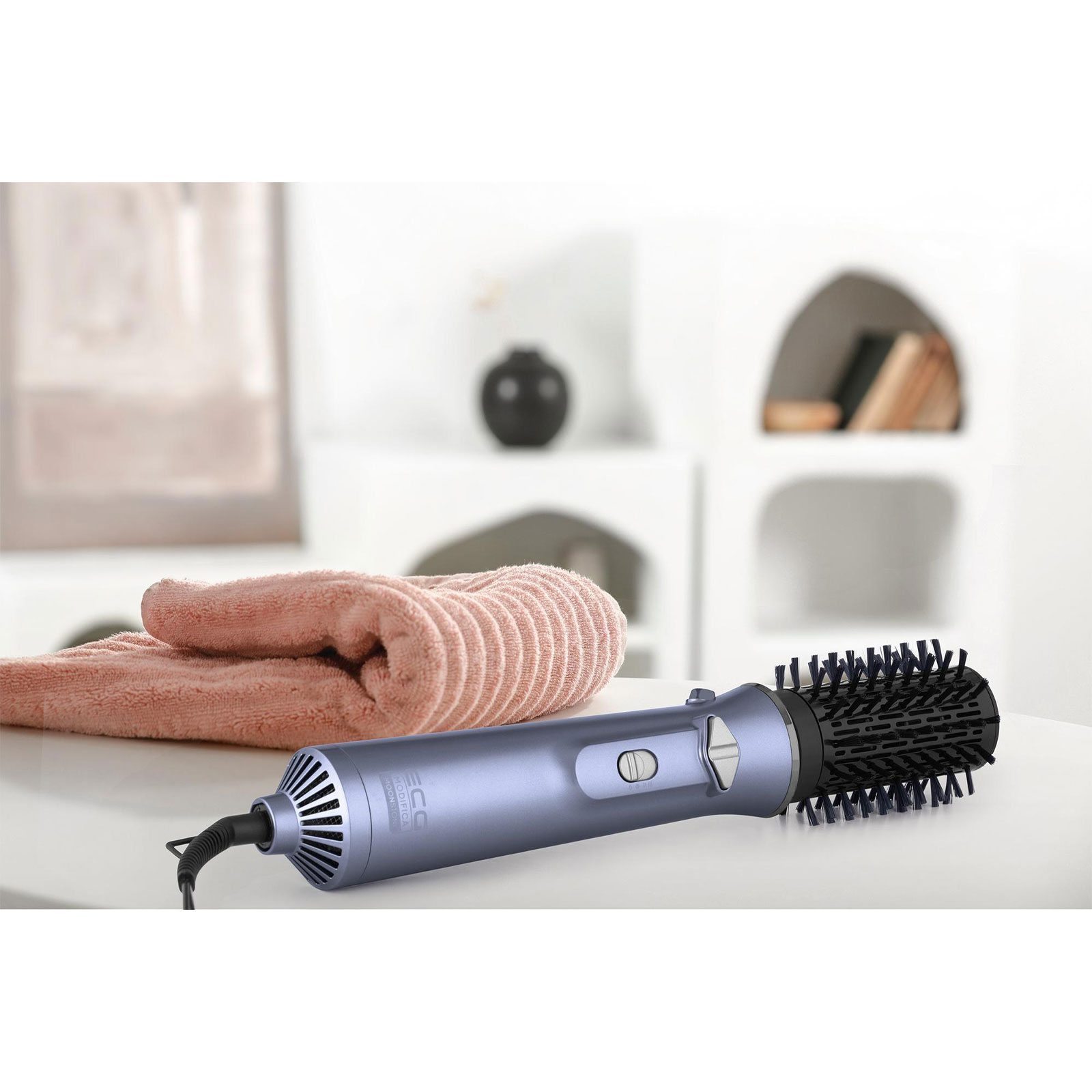 ECG Modifica Hairbrush Moonstone Warmluftbürste