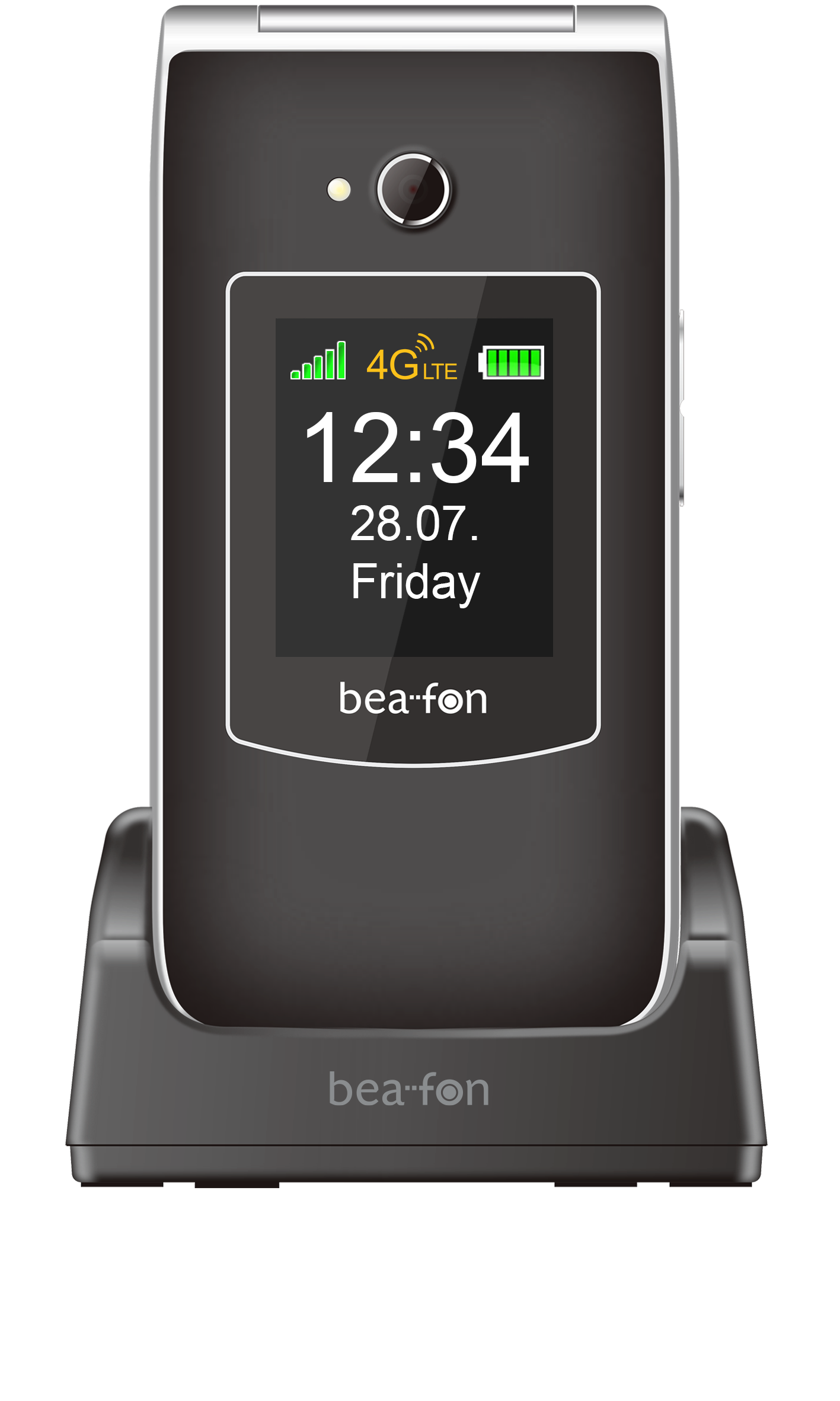Beafon SL645 LTE, Schwarz-Silber Handy (Seniorenhandy)
