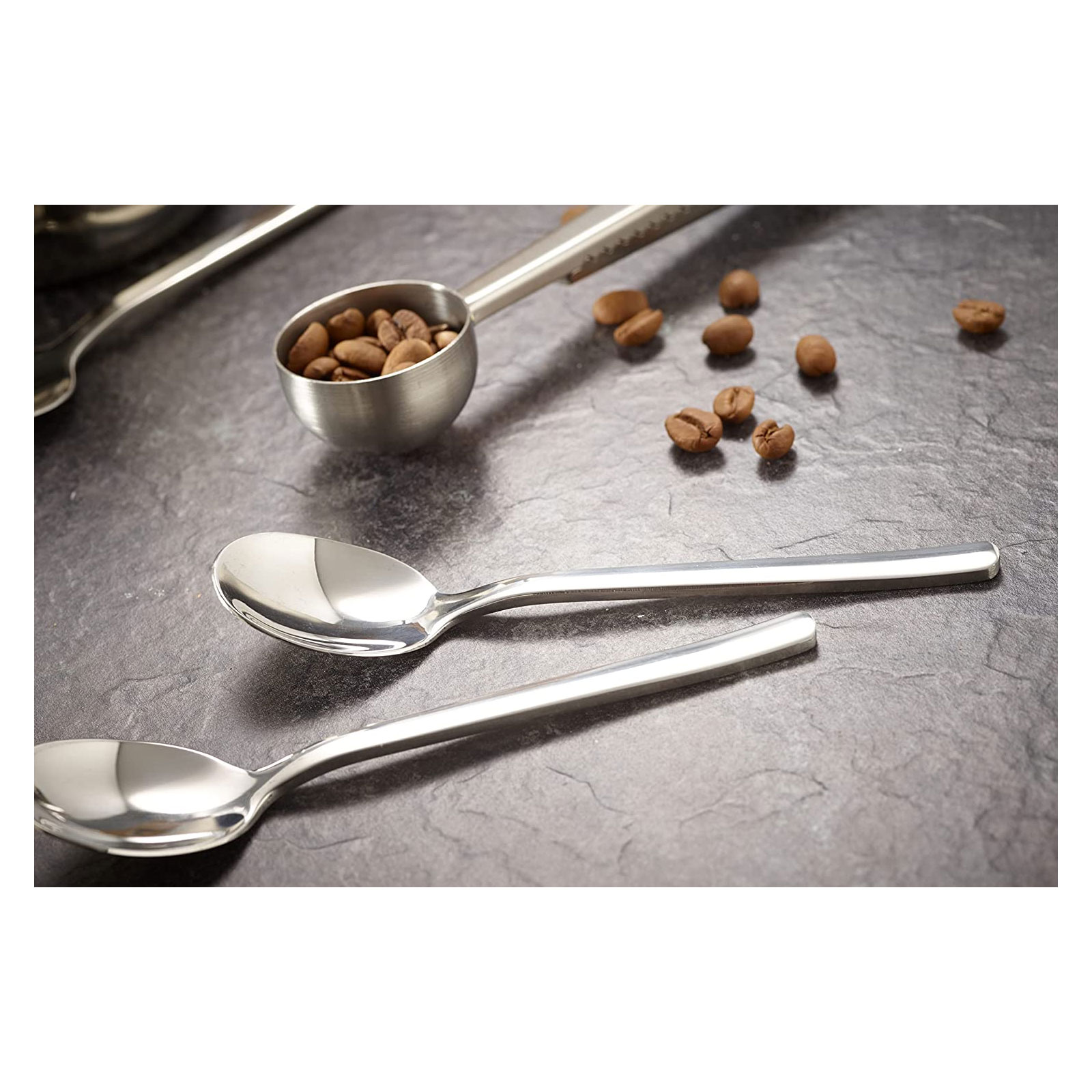 Echtwerk EW-BA-3501  Kaffeezubehör-Set 23tlg, 350 ml, silber