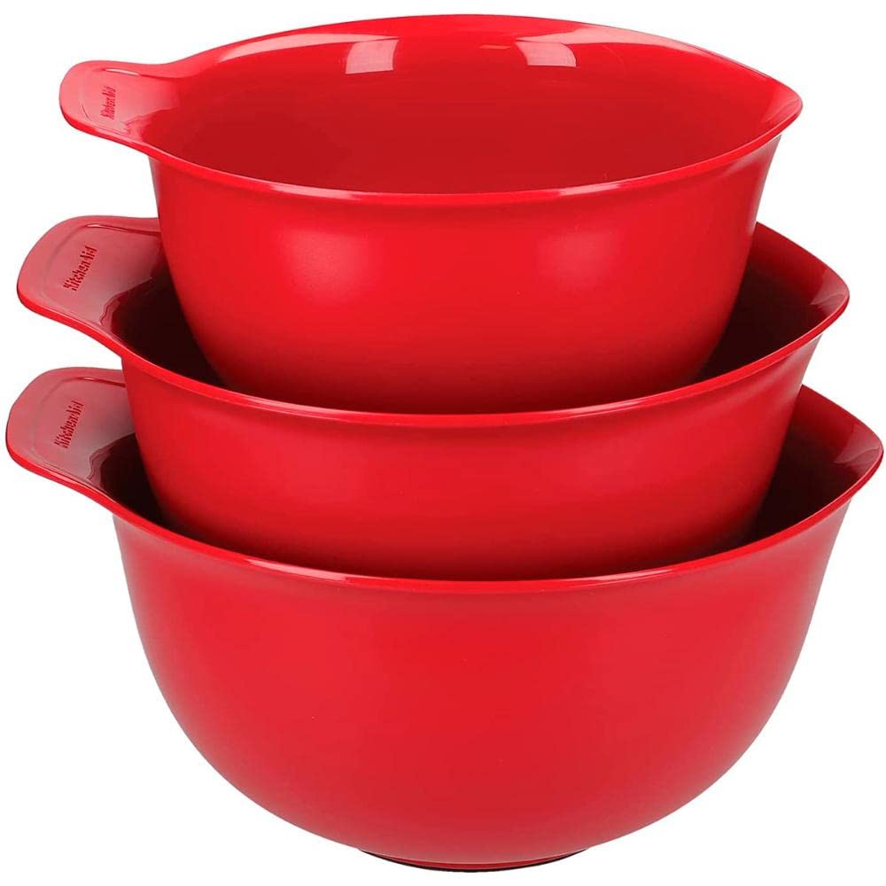 KitchenAid , Kunststoff, 3er Set Rührschüsseln